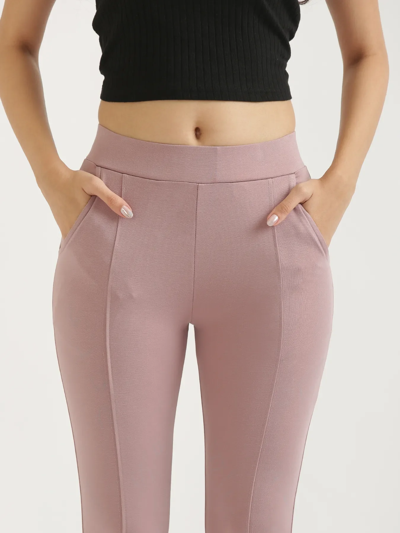 Women Ash 4-Way Stretchable Pants - Image 4