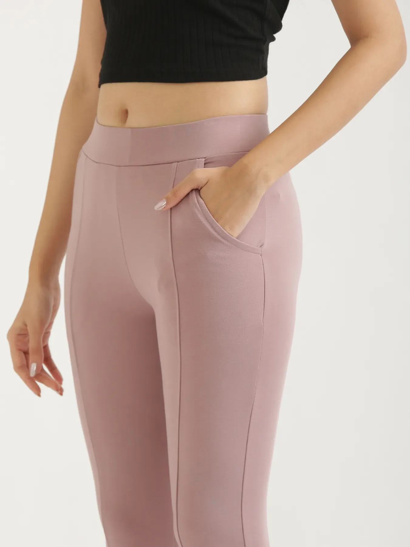 Women Ash 4-Way Stretchable Pants - Image 5