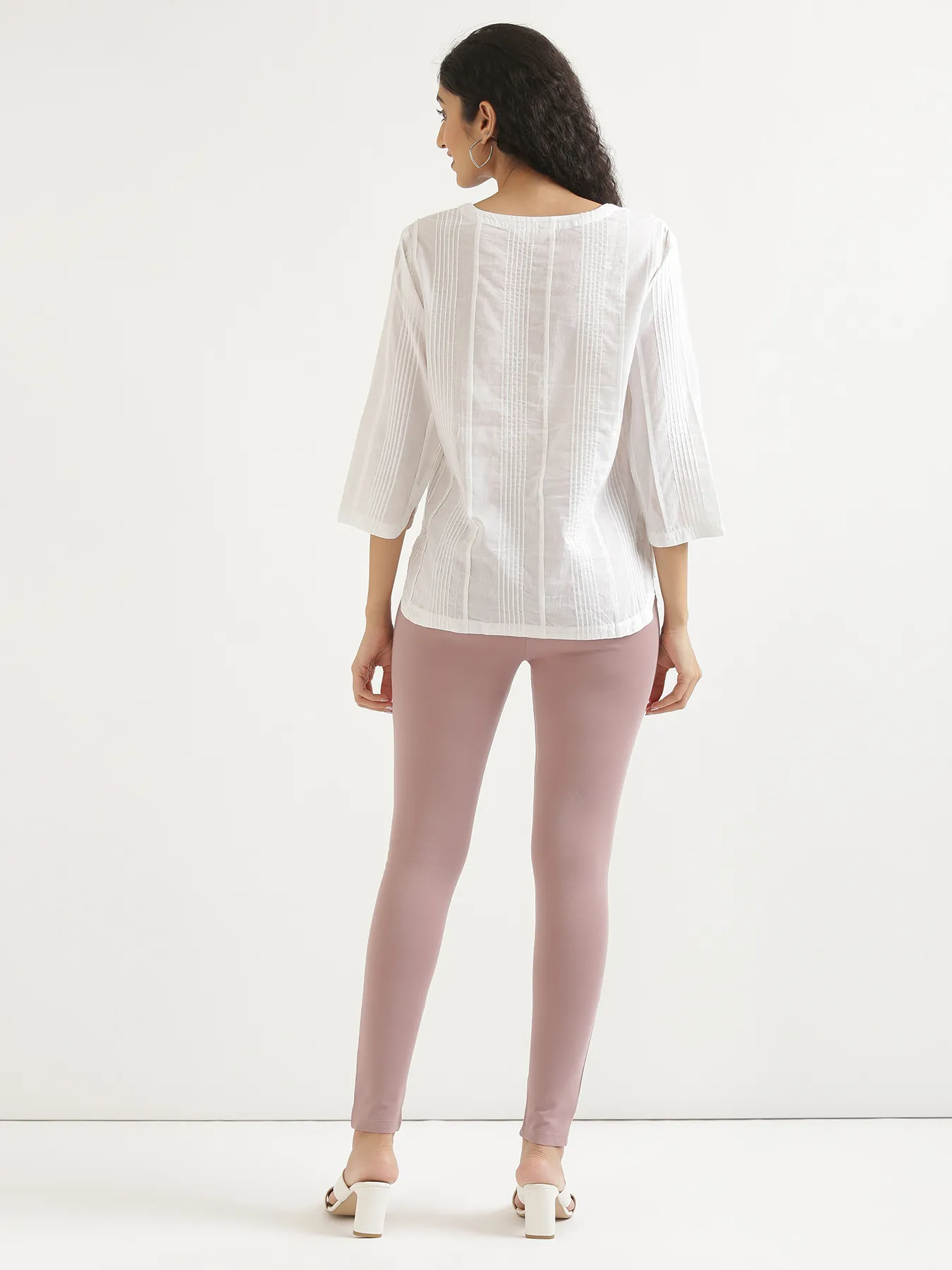 Women Ash 4-Way Stretchable Pants - Image 9