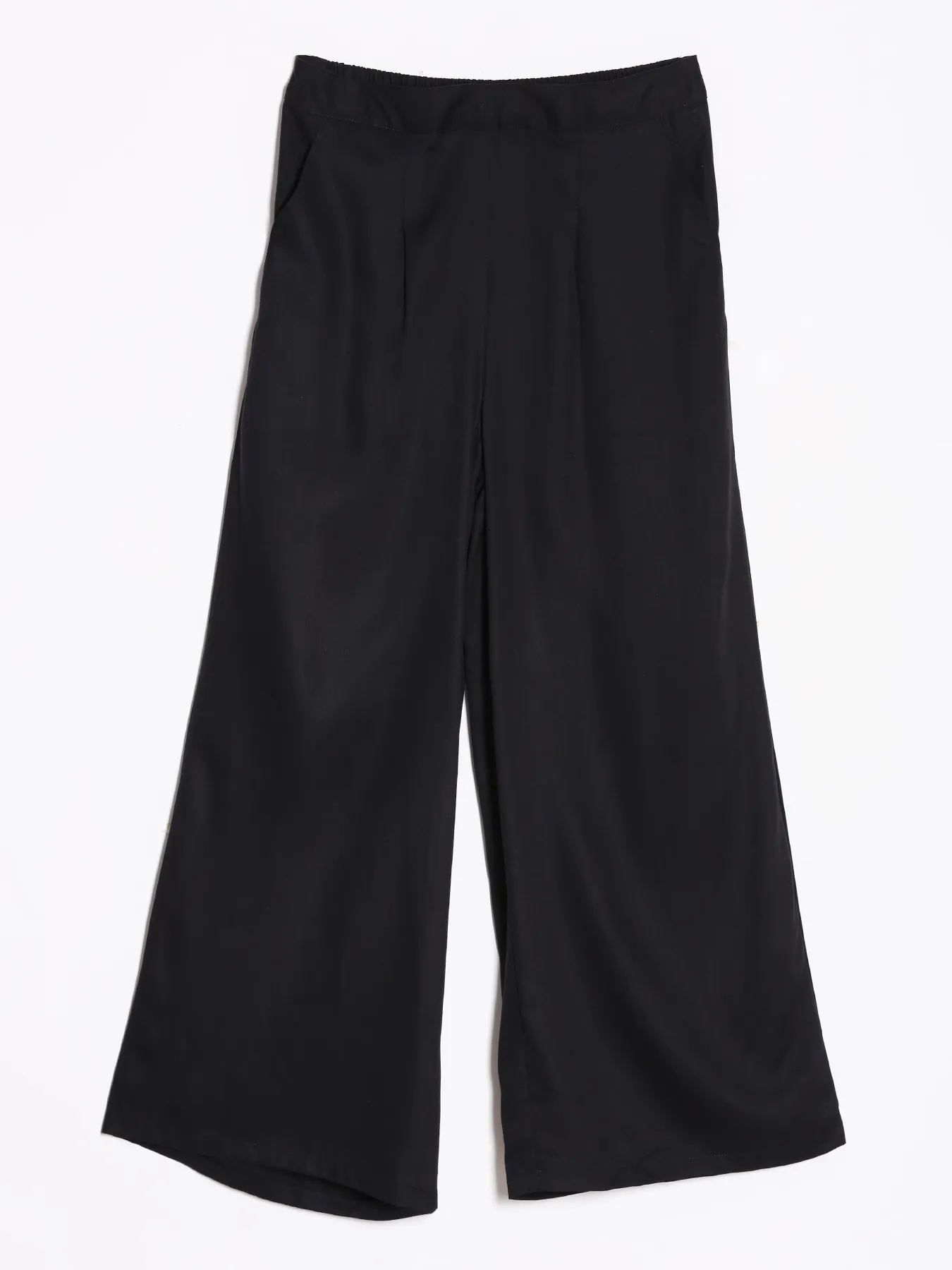 Women Black Viscose Palazzo Pant - Image 12