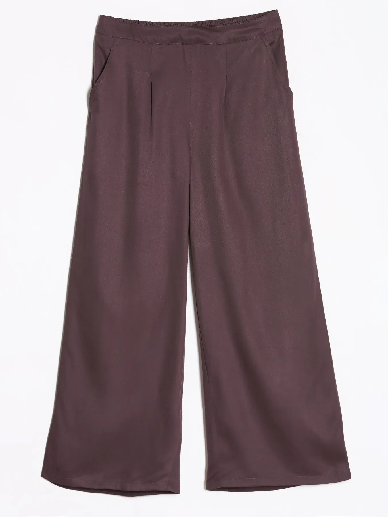 Women Brinjal Viscose Palazzo Pant - Image 14
