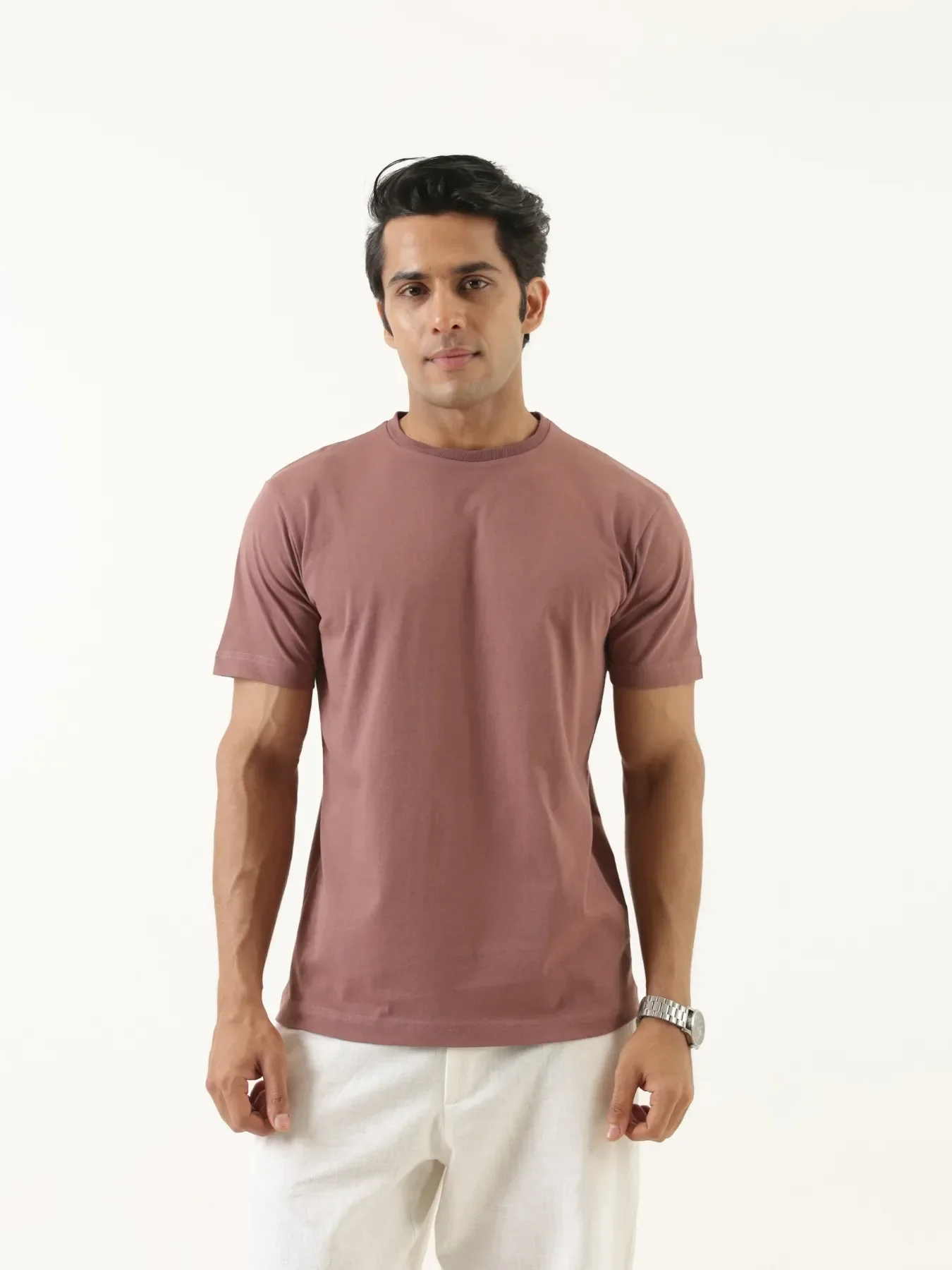 Buy Any 3 Men Round Neck T-Shirt - Image 5