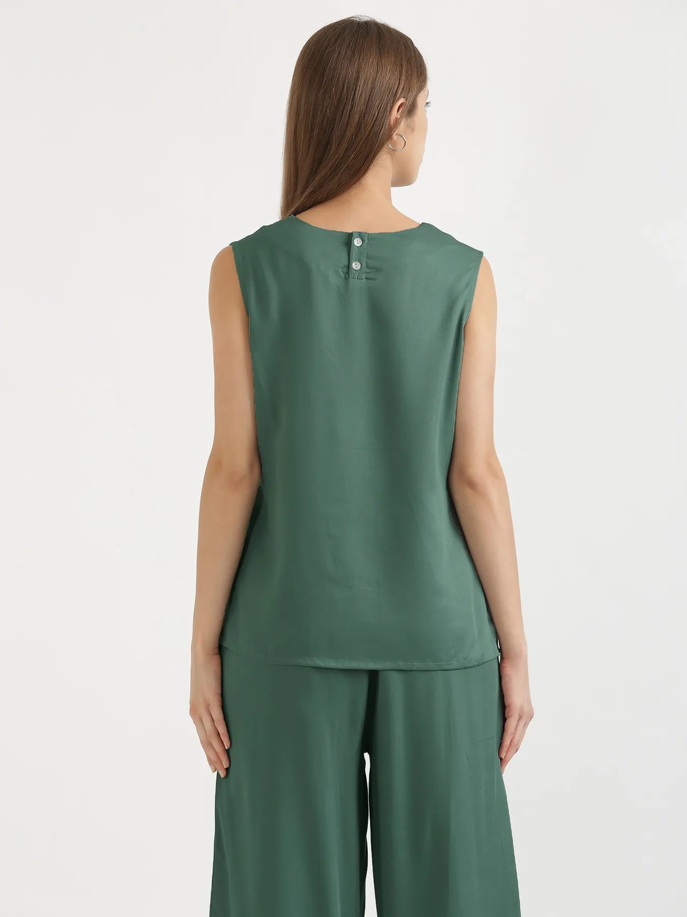 Women Jade V-Neck Sleeveless Top - Image 9