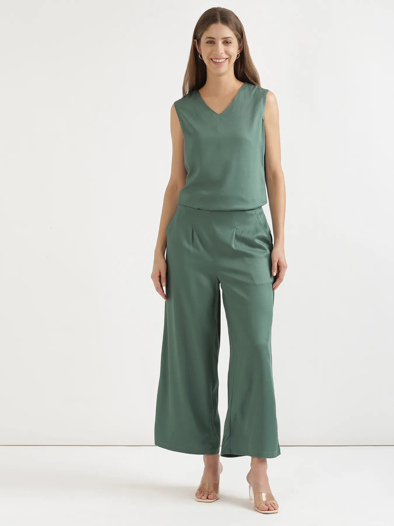 Women Jade Viscose Palazzo Pant - Image 11