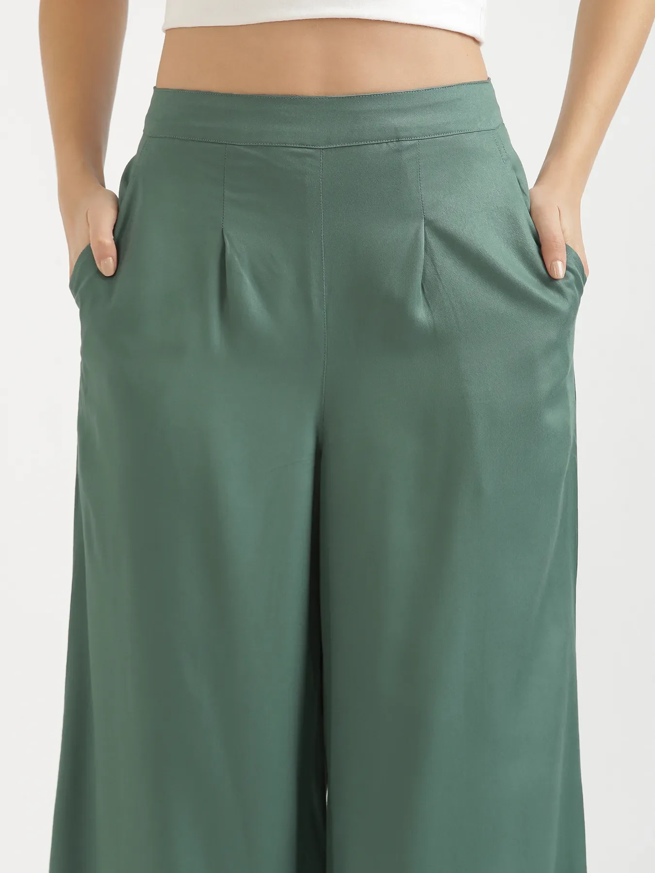 Women Jade Viscose Palazzo Pant - Image 5