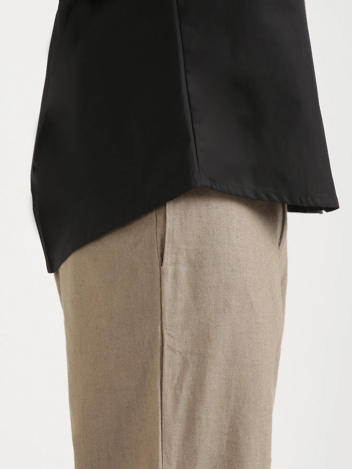 Men Black Better Cotton Full Sleeve Shirt - Image 10