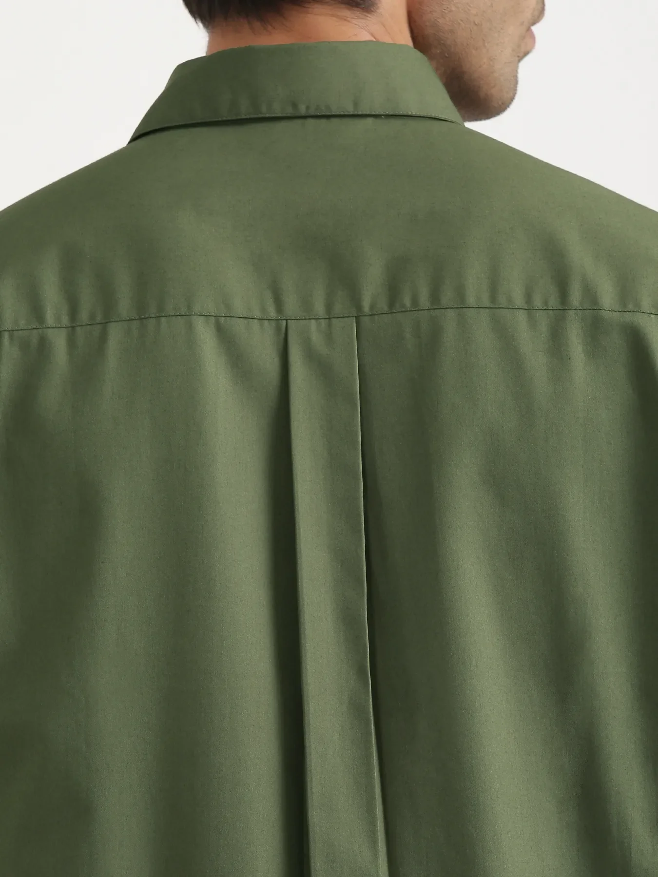 Men Forest Green Better Cotton Full Sleeve Shirt - Image 12