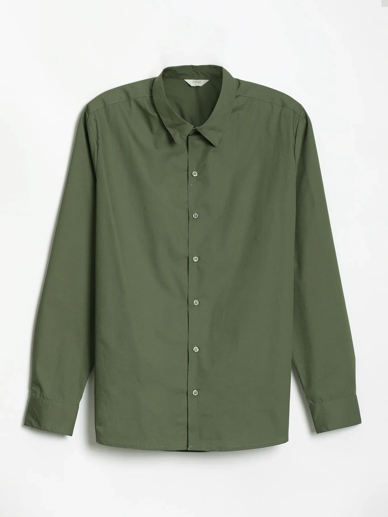Men Forest Green Better Cotton Full Sleeve Shirt - Image 16
