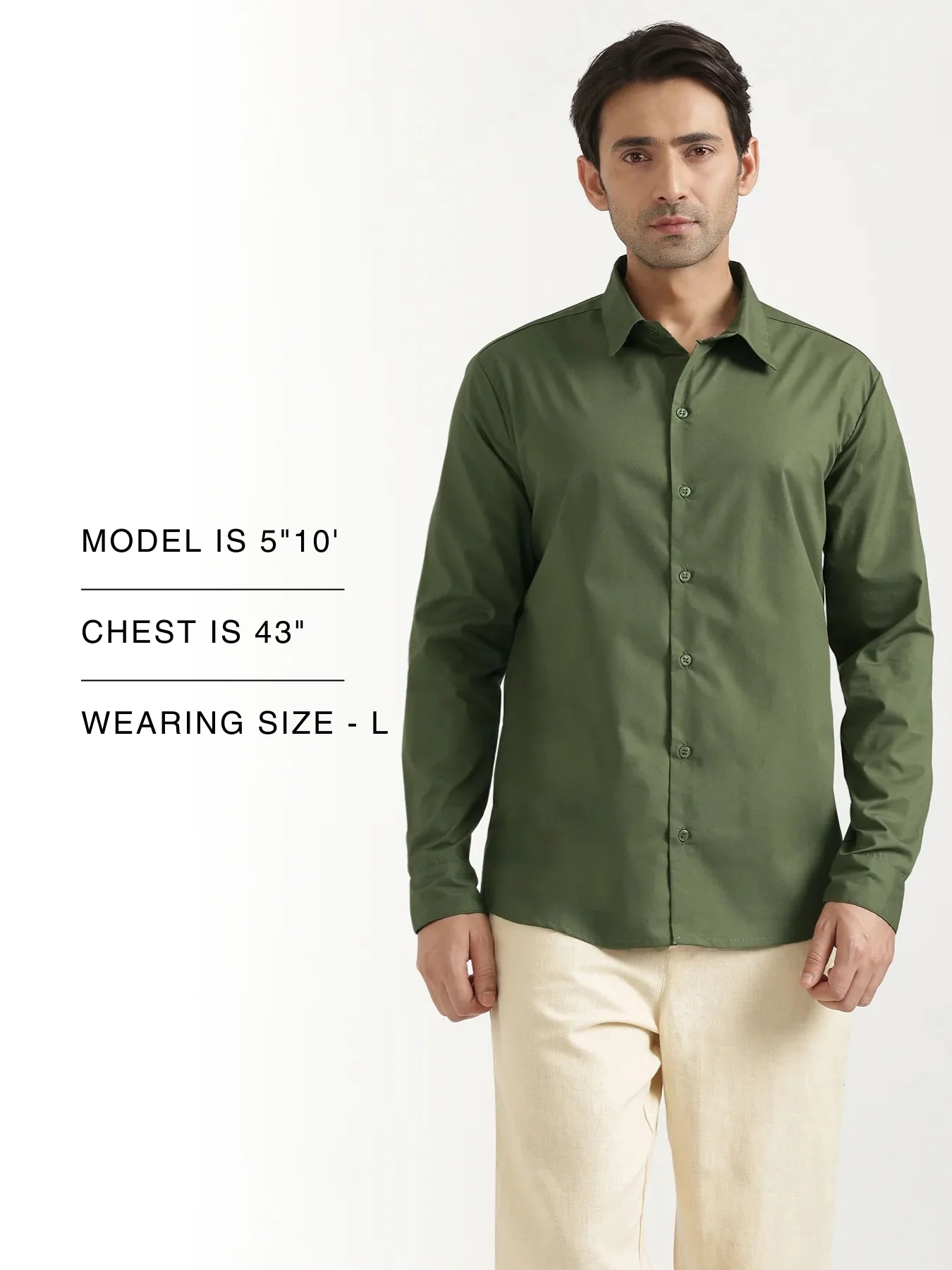 Men Forest Green Better Cotton Full Sleeve Shirt - Image 17