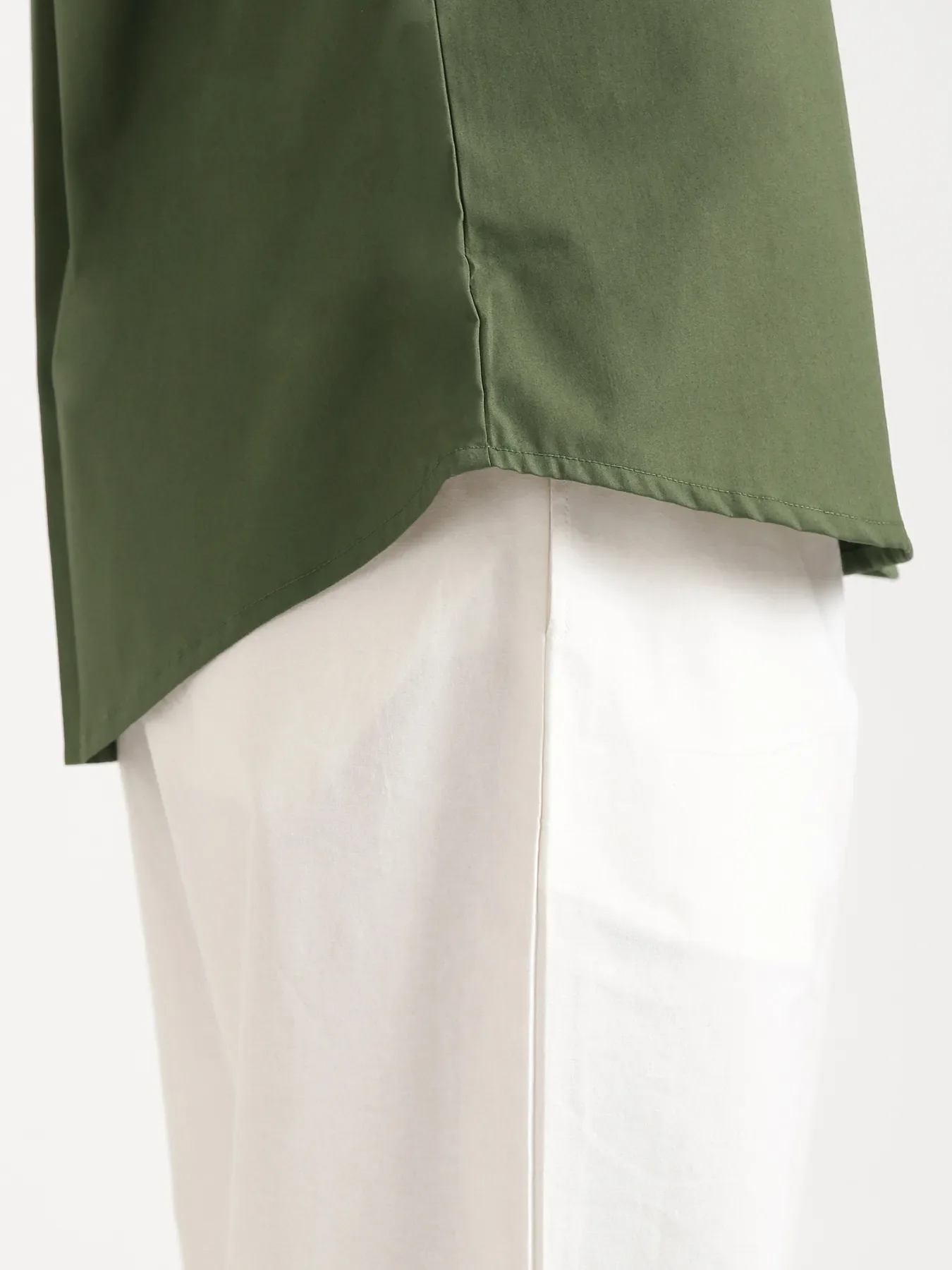 Men Forest Green Better Cotton Short Sleeve Shirt - Image 10