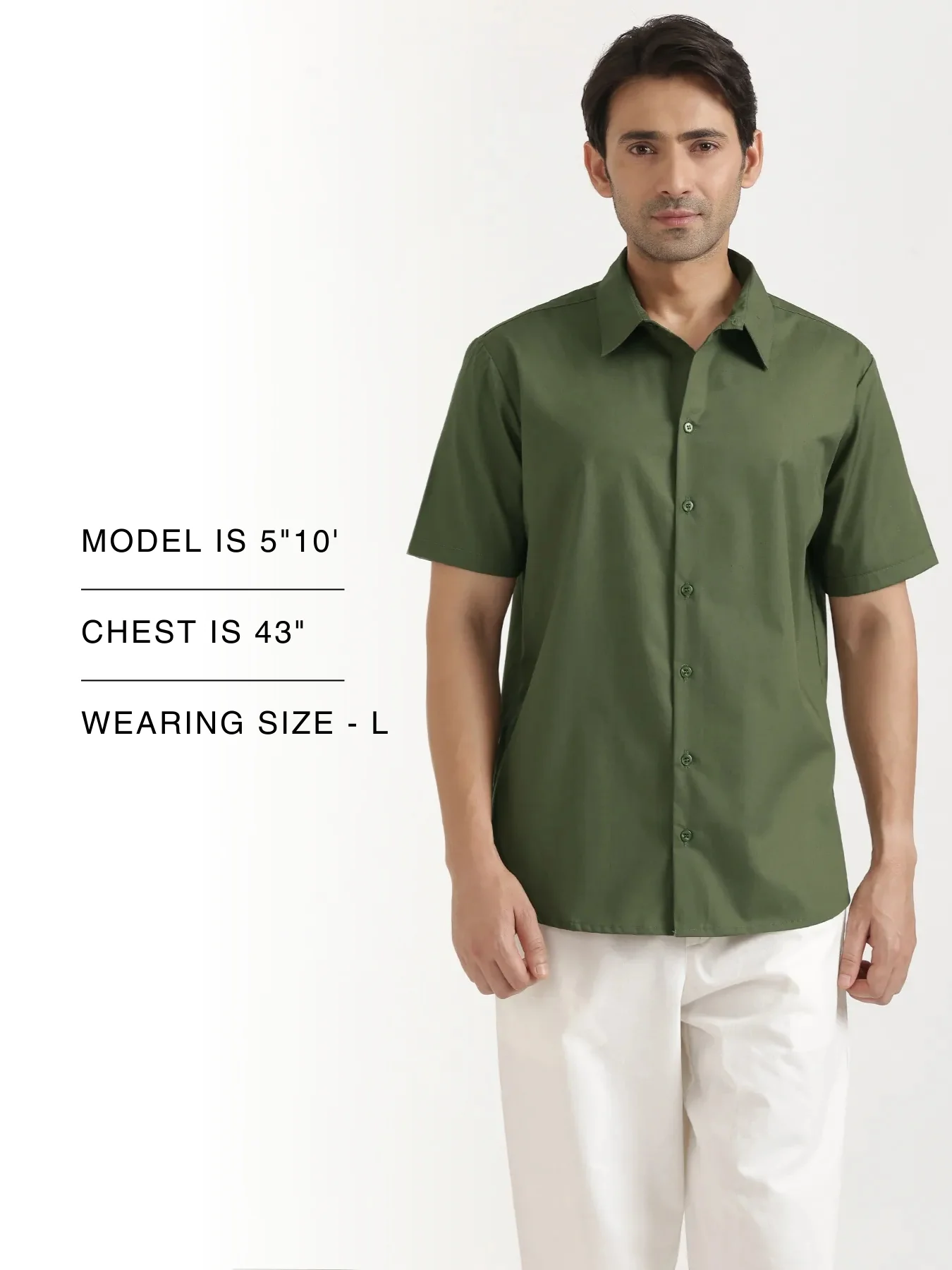 Men Forest Green Better Cotton Short Sleeve Shirt - Image 17