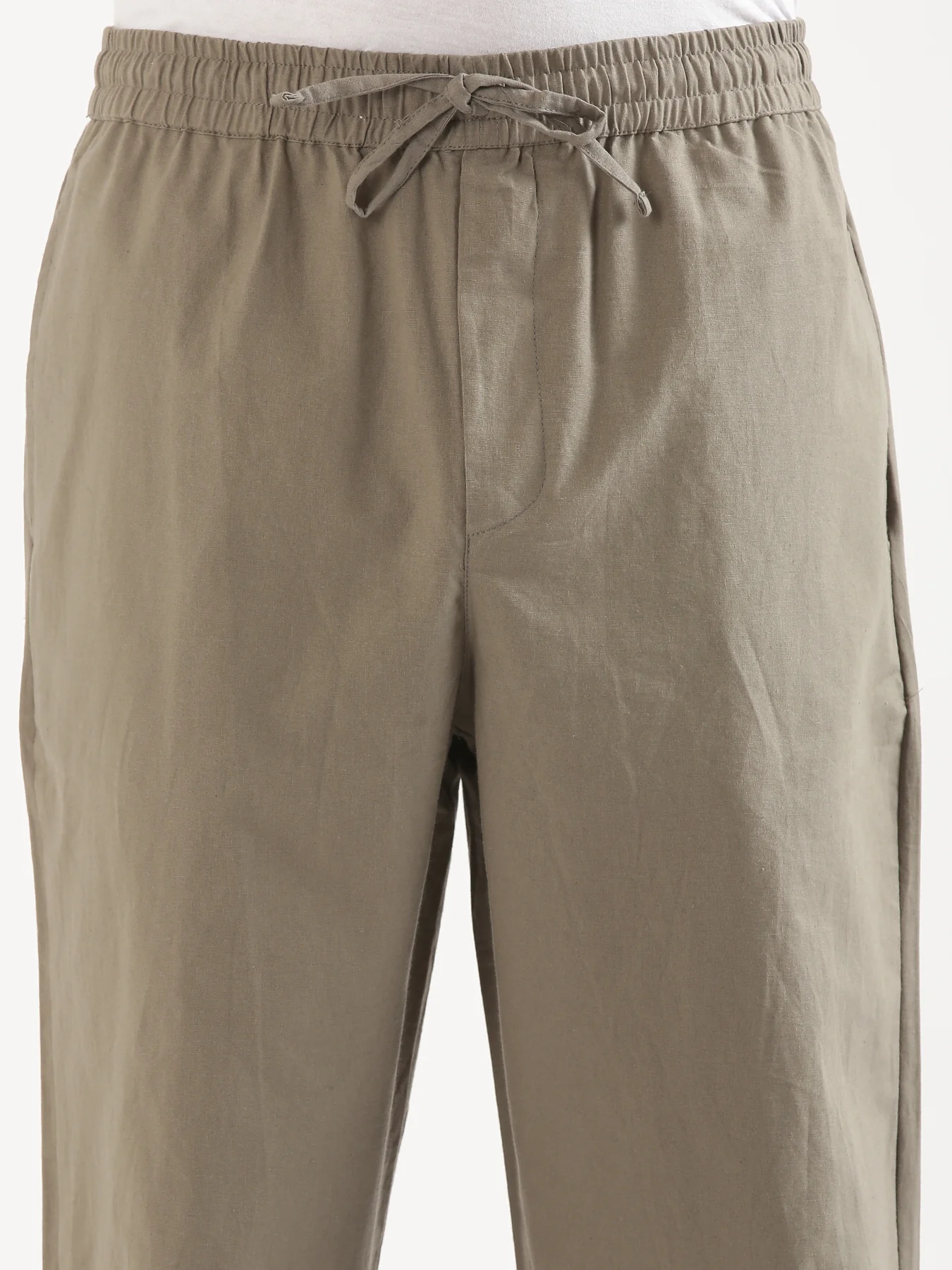 Men Grey Cotton Pant - Image 10