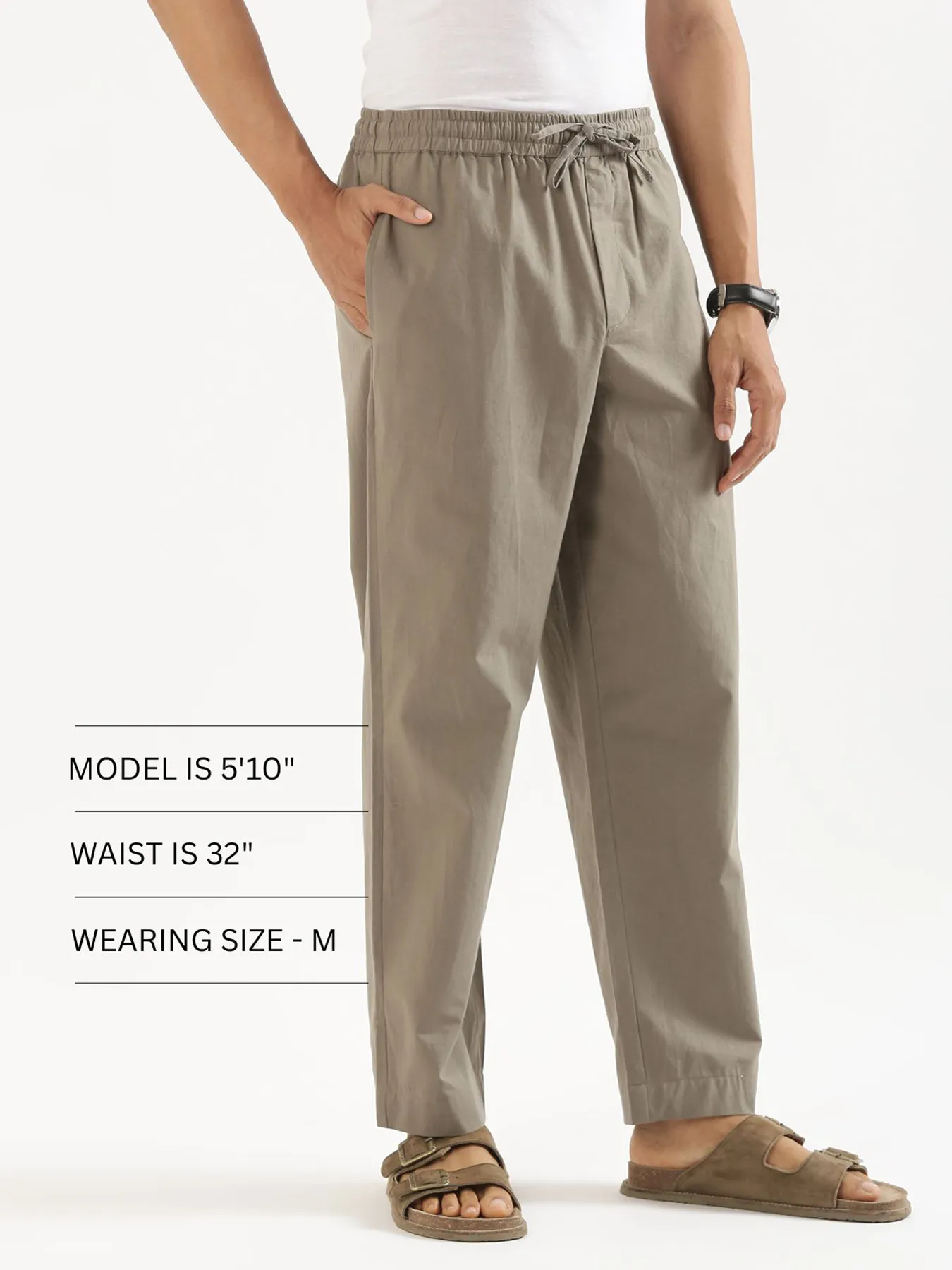Men Grey Cotton Pant - Image 13