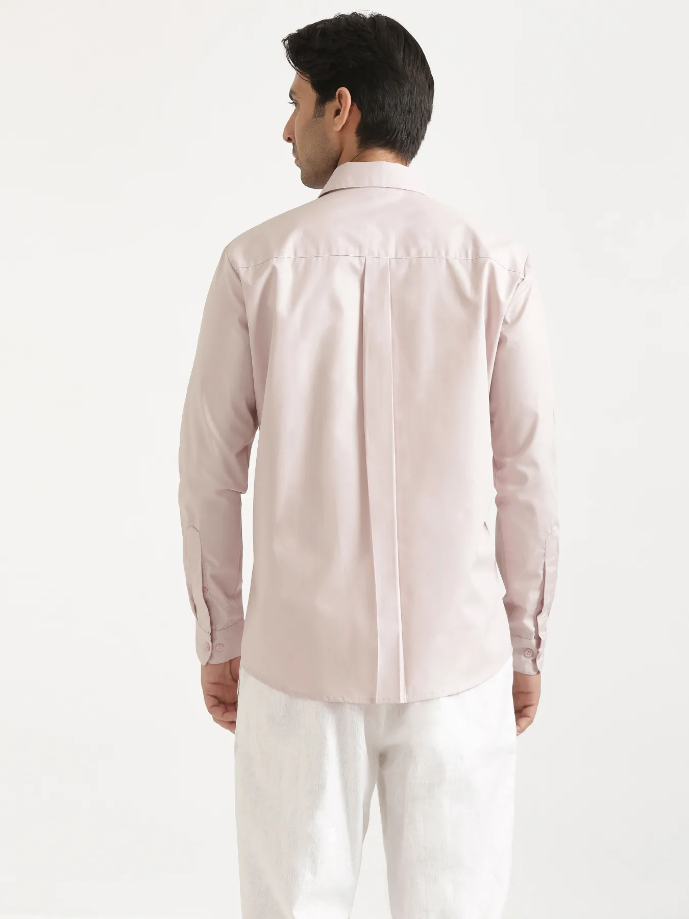 Men Mauve Pink Better Cotton Full Sleeve Shirt - Image 13
