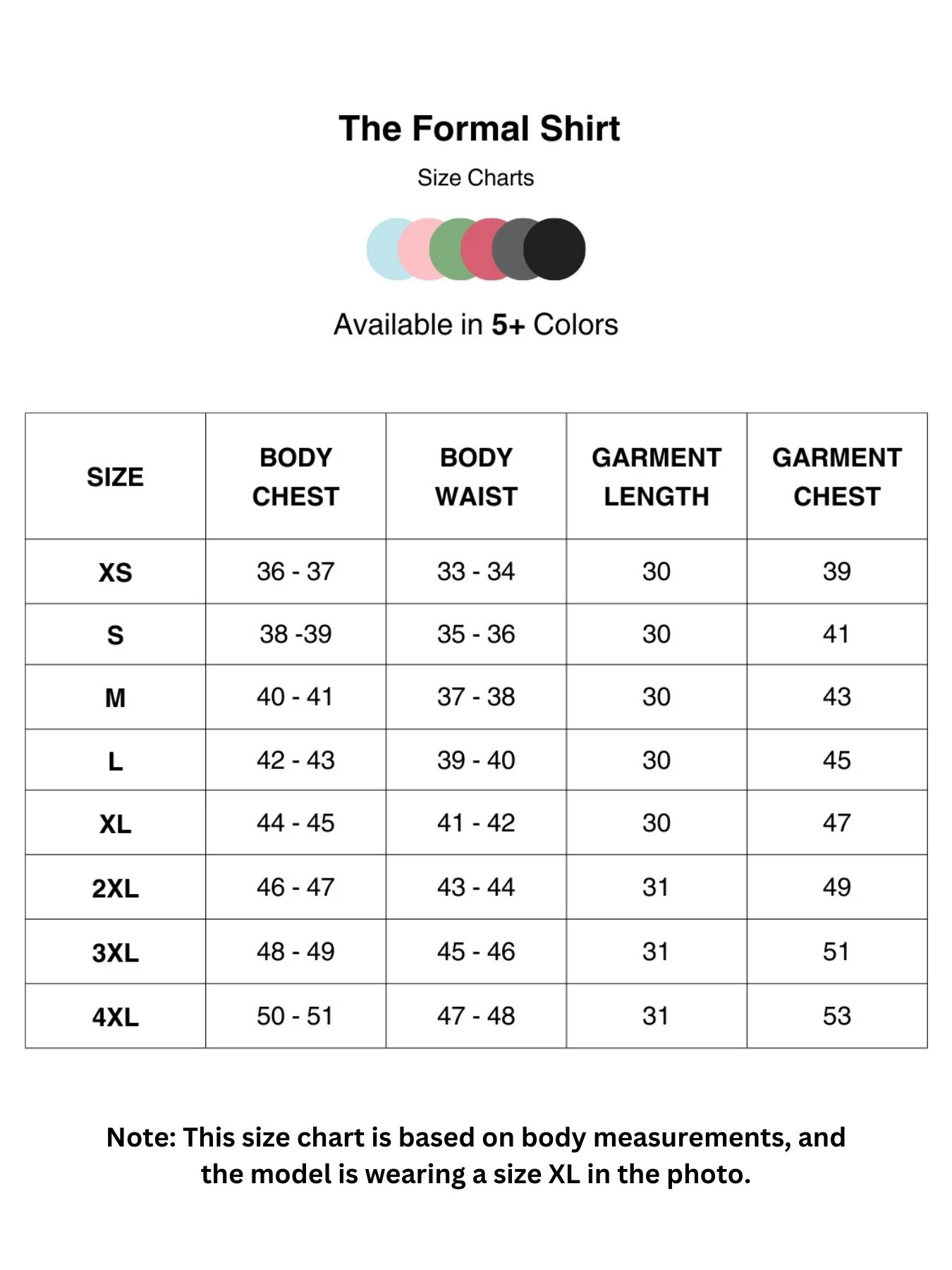 Men Plus Size Grey Formal Shirts - Image 7