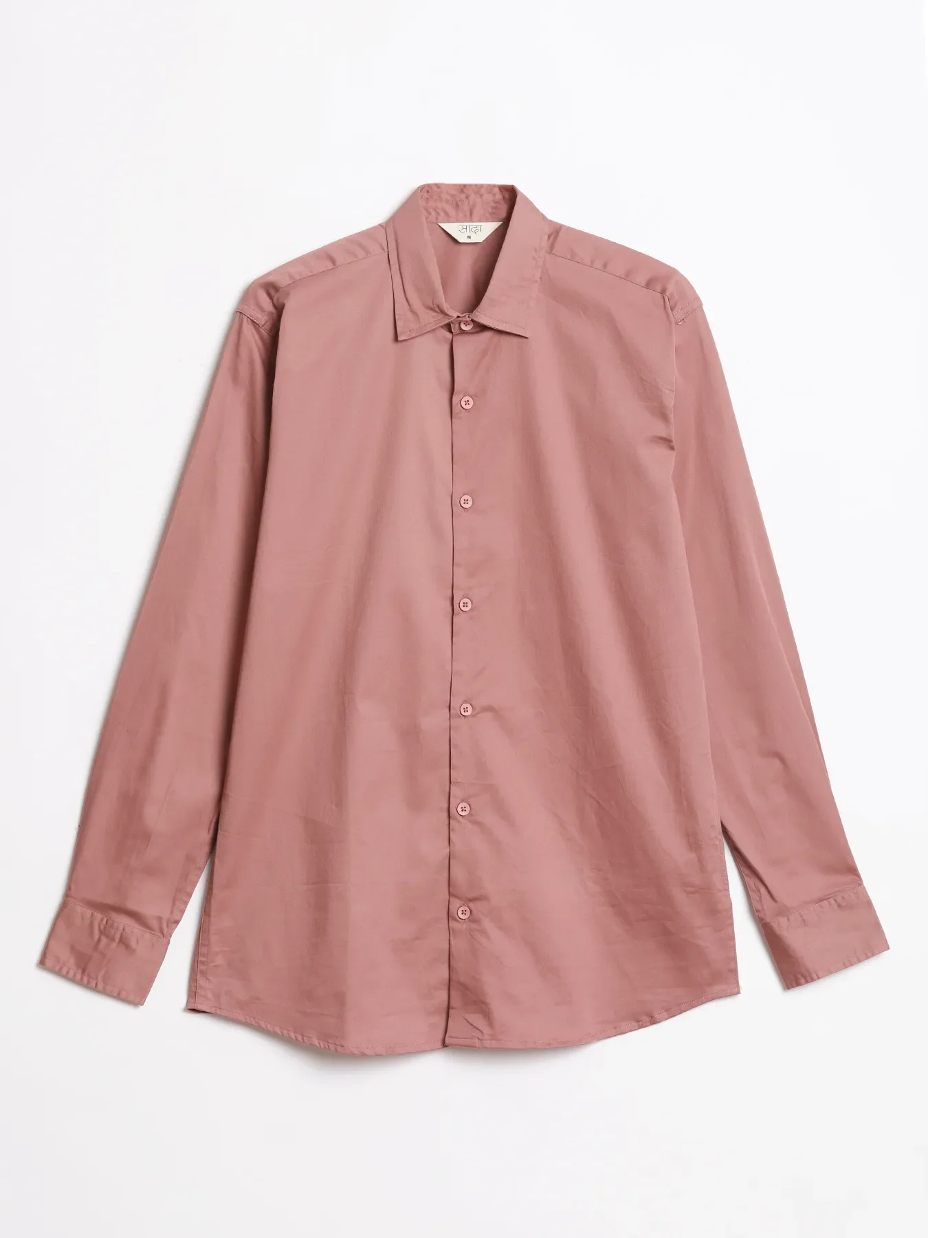 Men Rose Taupe Formal Shirt - Image 12