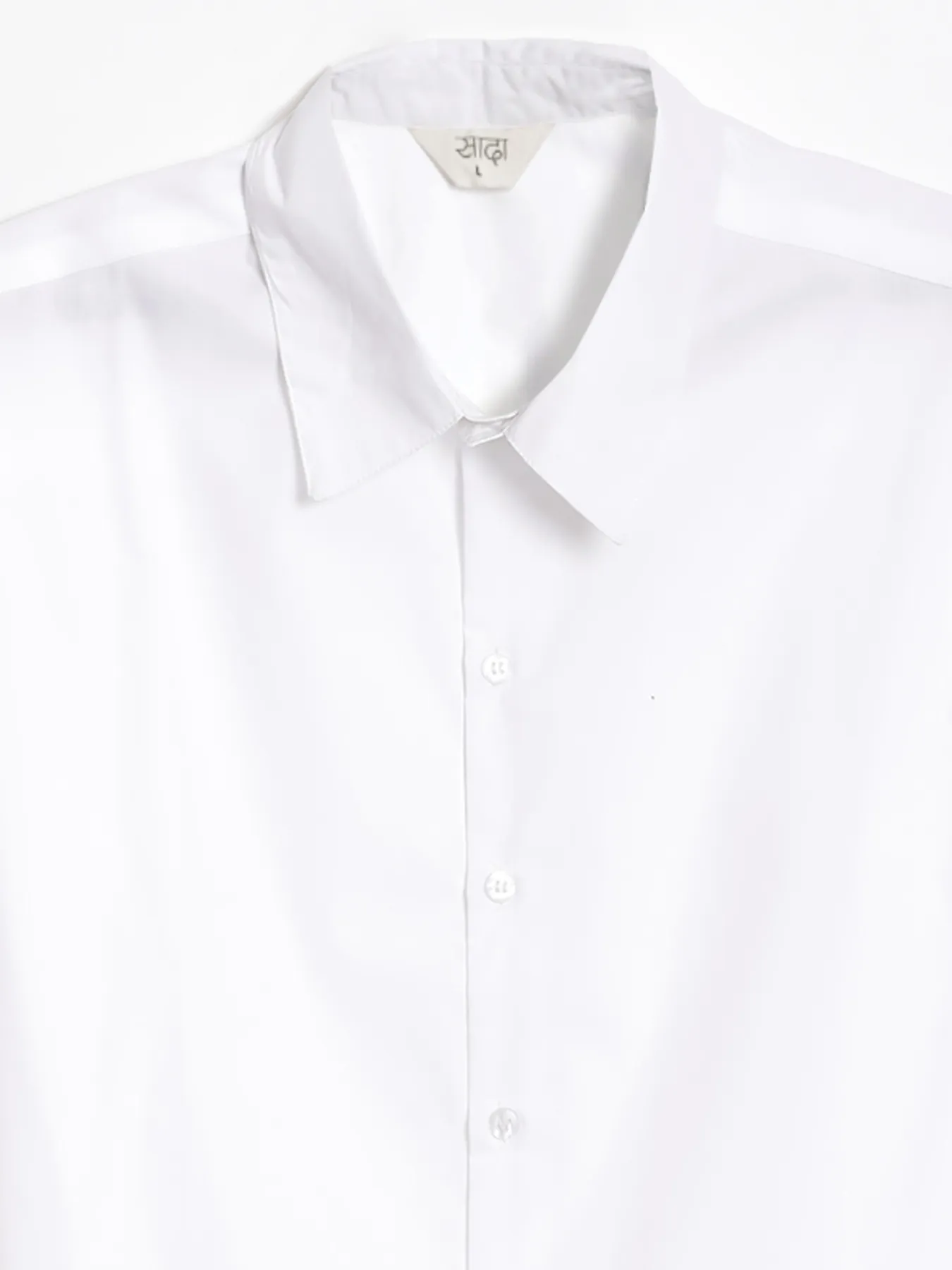 Men White Better Cotton Full Sleeve Shirt - Image 16
