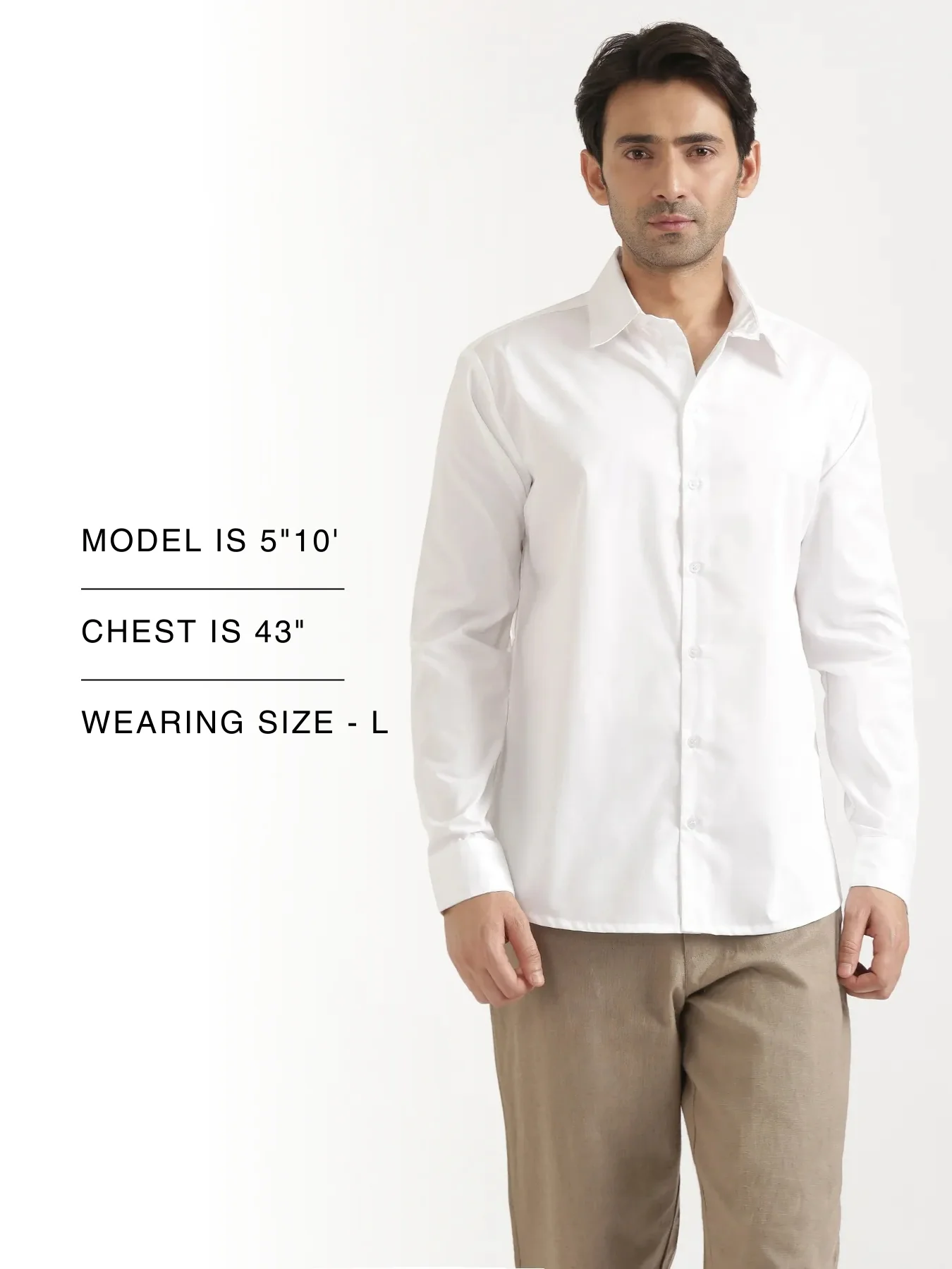 Men White Better Cotton Full Sleeve Shirt - Image 19