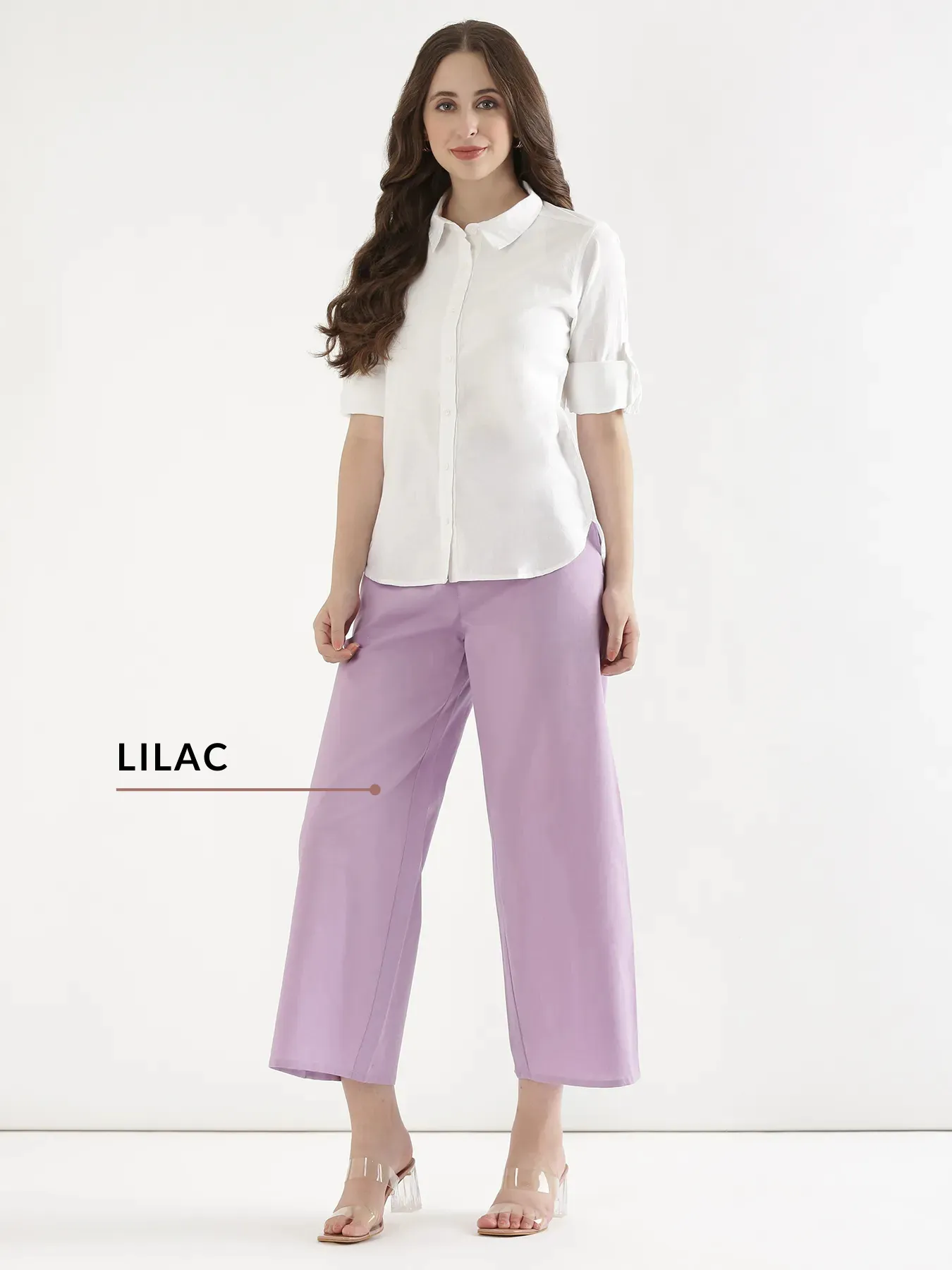 Pick Any 2 Women Airy Linen Wide Leg Pant - Image 8