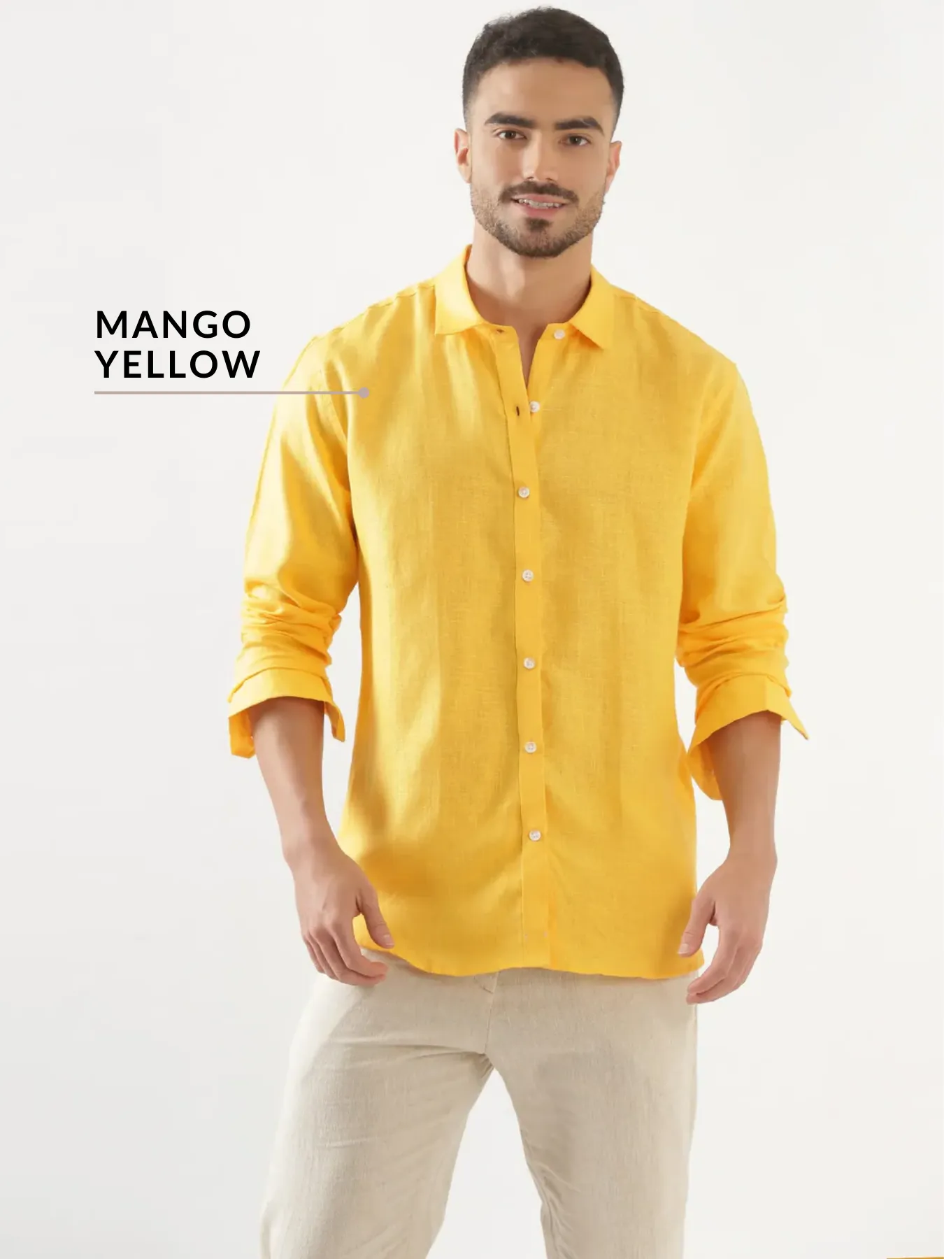 Pick Any 2 Men 100% Linen Shirt - Image 3