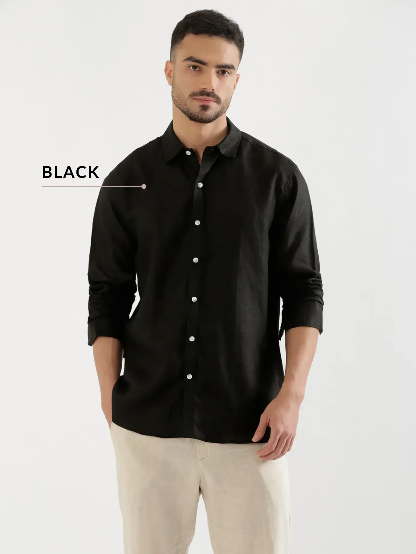 Pick Any 2 Men 100% Linen Shirt - Image 4