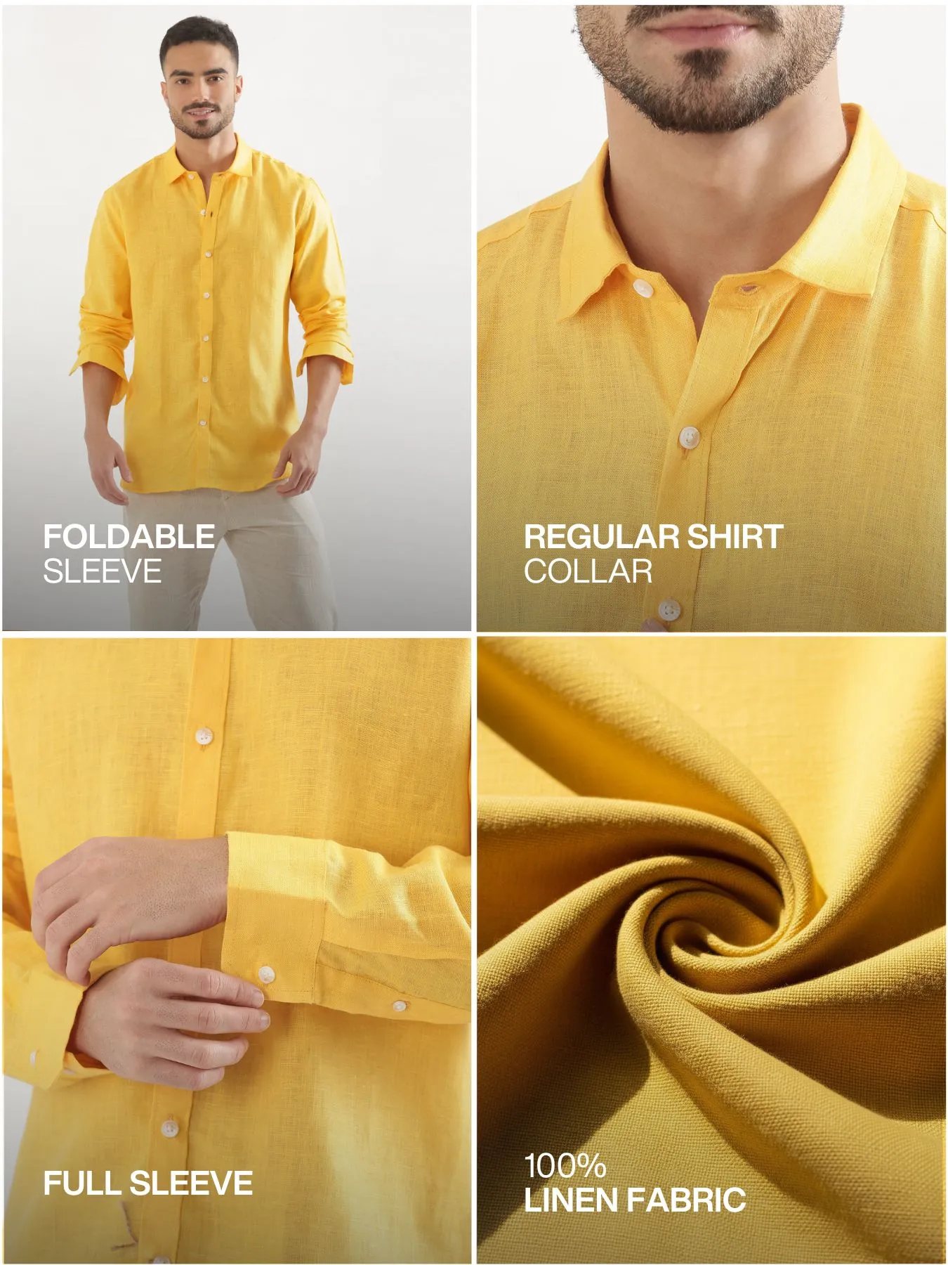 Pick Any 2 Men 100% Linen Shirt - Image 5