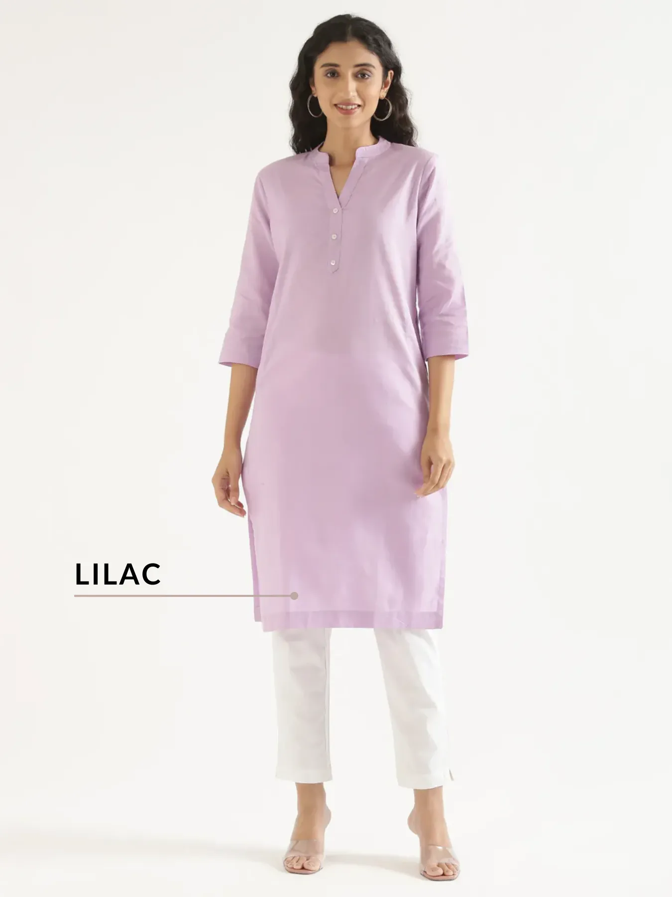 Pick Any 4 Women Airy Linen Long Kurta - Image 11