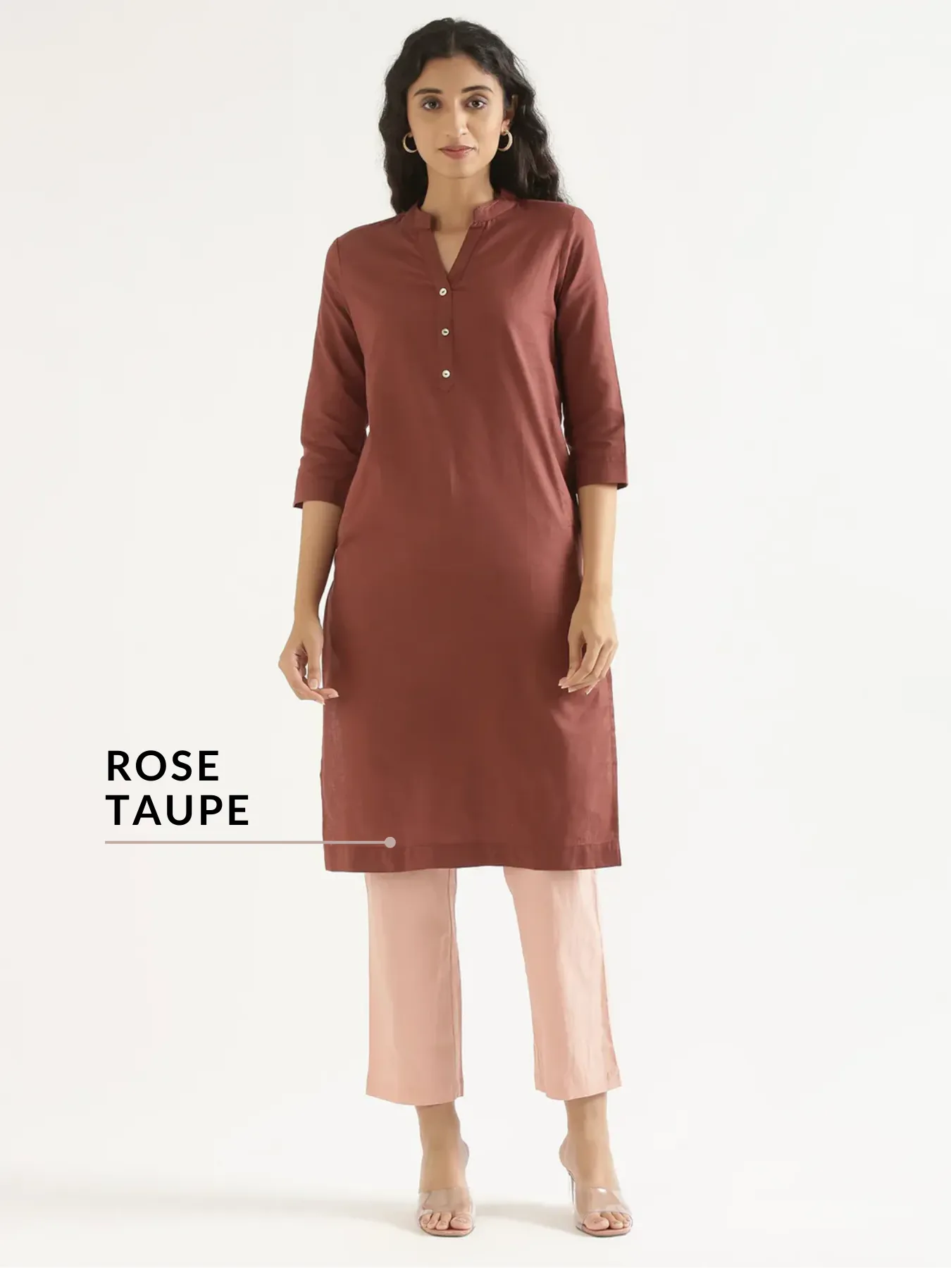 Pick Any 4 Women Airy Linen Long Kurta - Image 15