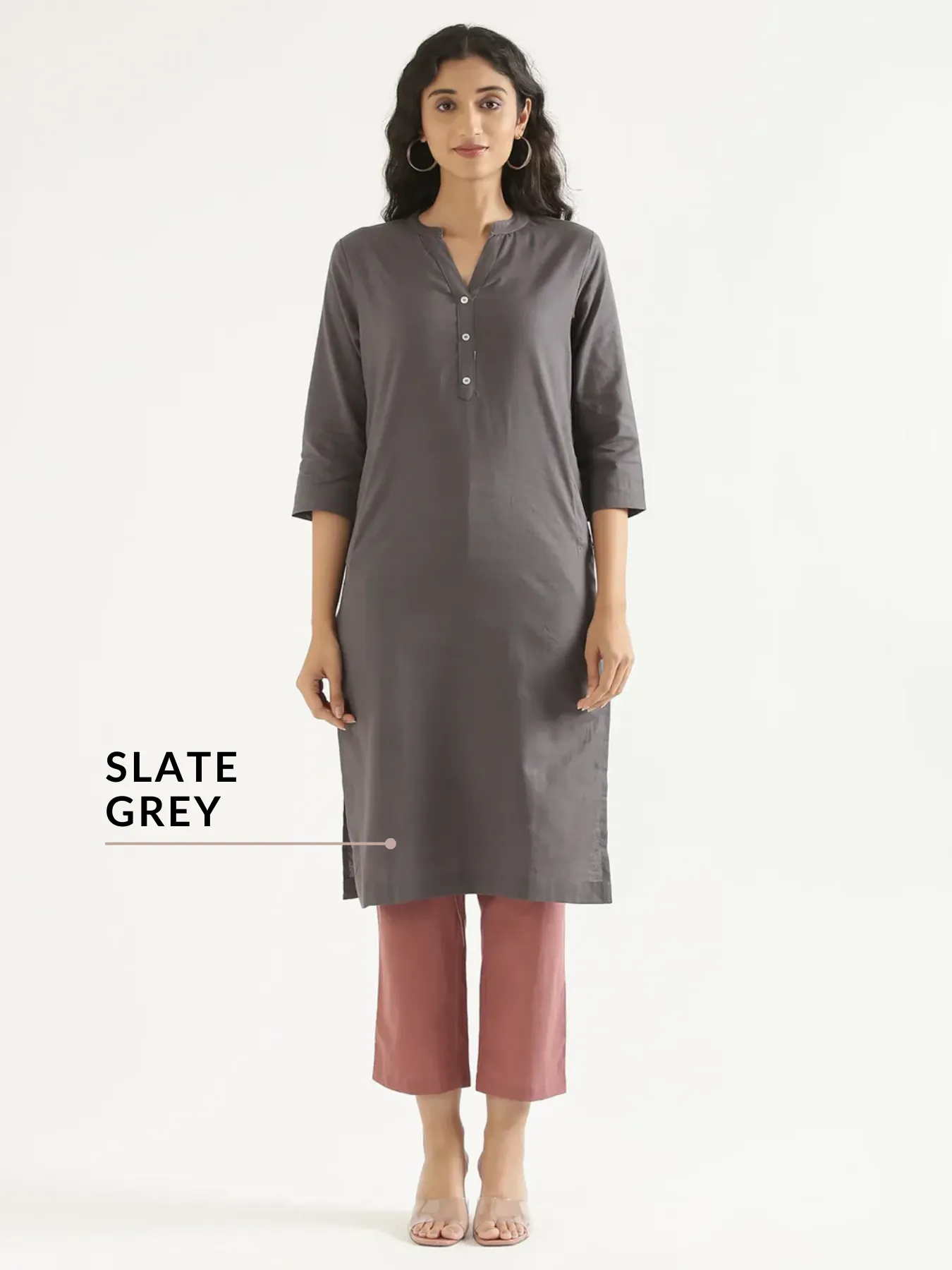 Pick Any 4 Women Airy Linen Long Kurta - Image 17