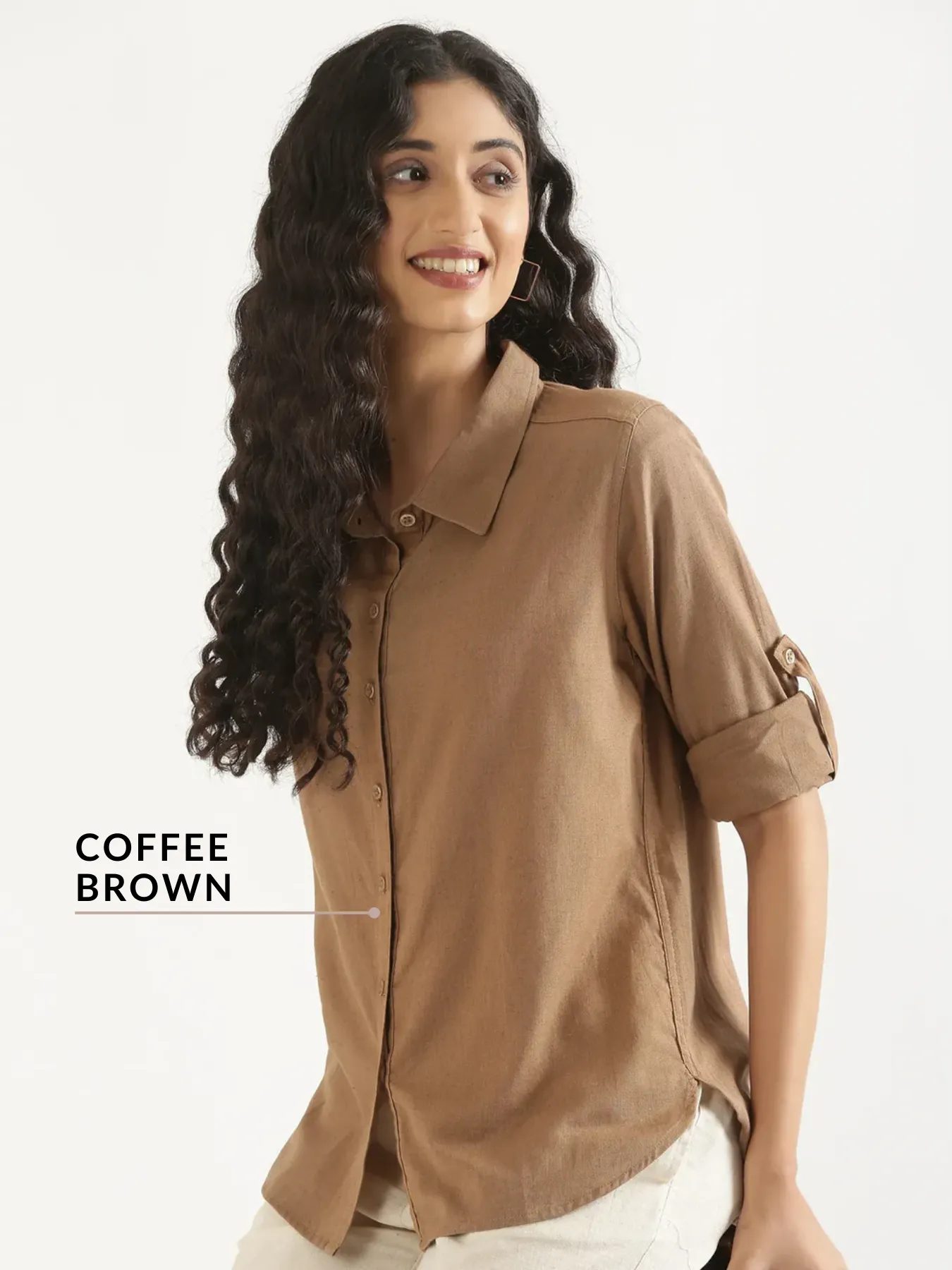 Pick Any 4 Women Airy-Linen Shirt - Image 6
