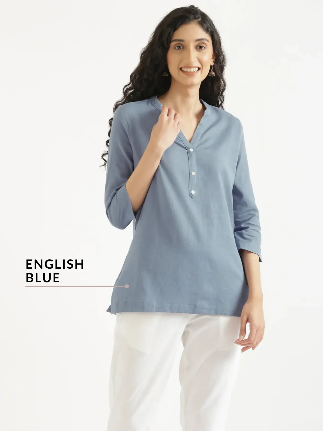 Pick Any 2 Women Airy Linen Short Kurta - Image 6