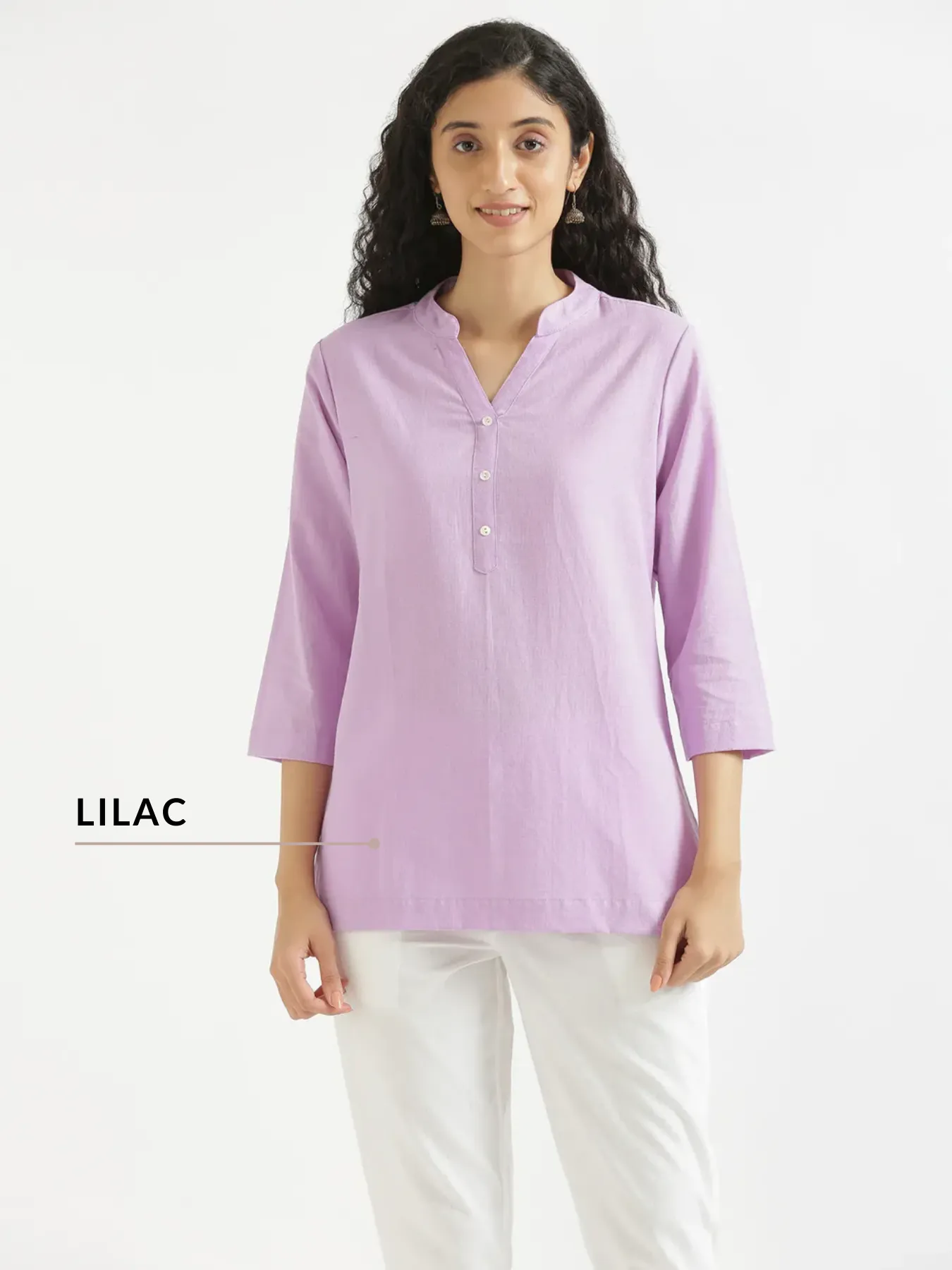 Pick Any 2 Women Airy Linen Short Kurta - Image 7