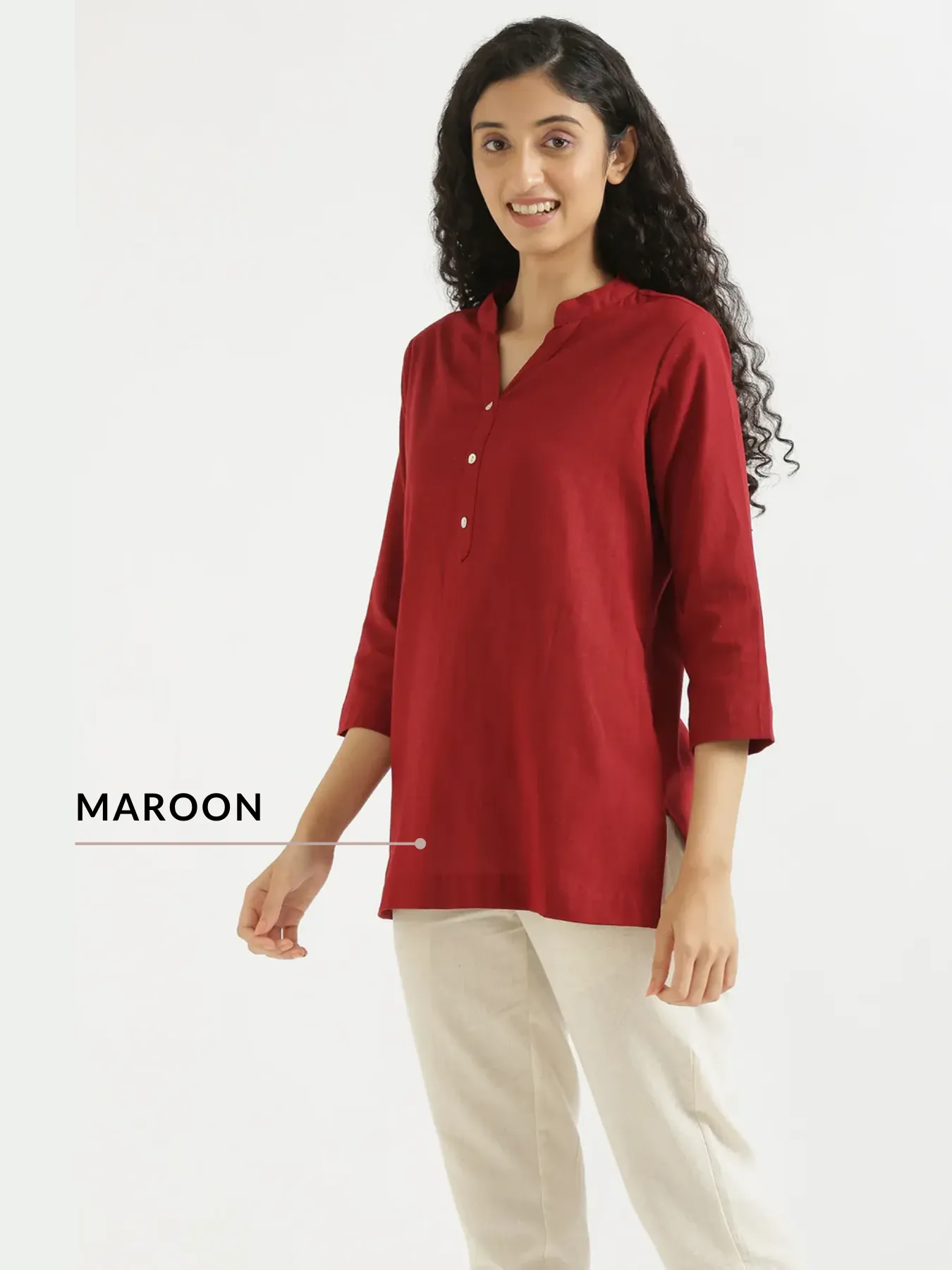 Pick Any 2 Women Airy Linen Short Kurta - Image 8