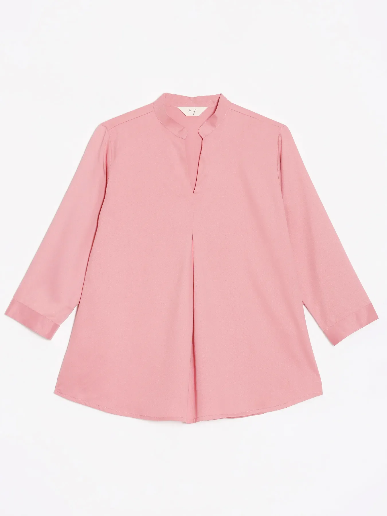 Women Rose Viscose Pleated Top - Image 12