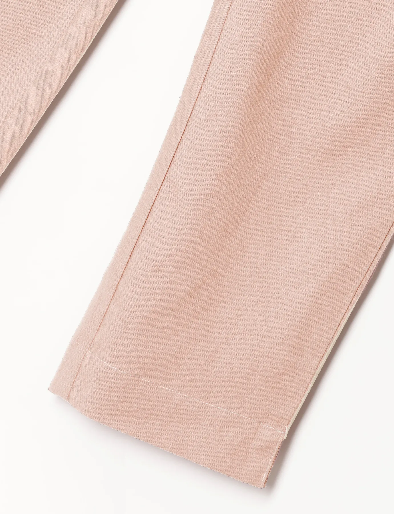 Women Salmon Pink Cotton Pant - Image 8