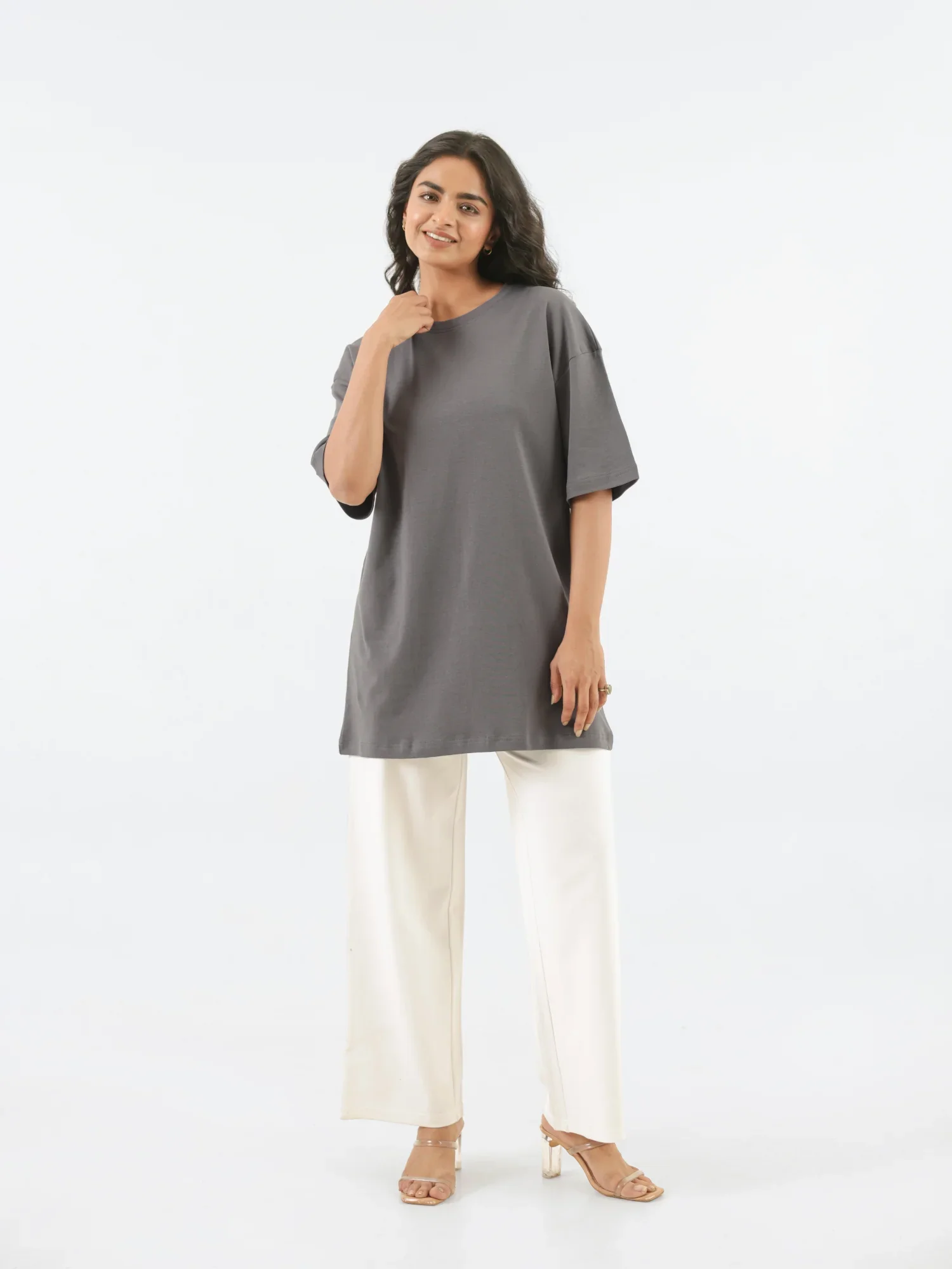 Unisex German Grey Oversized T-shirt - Image 3