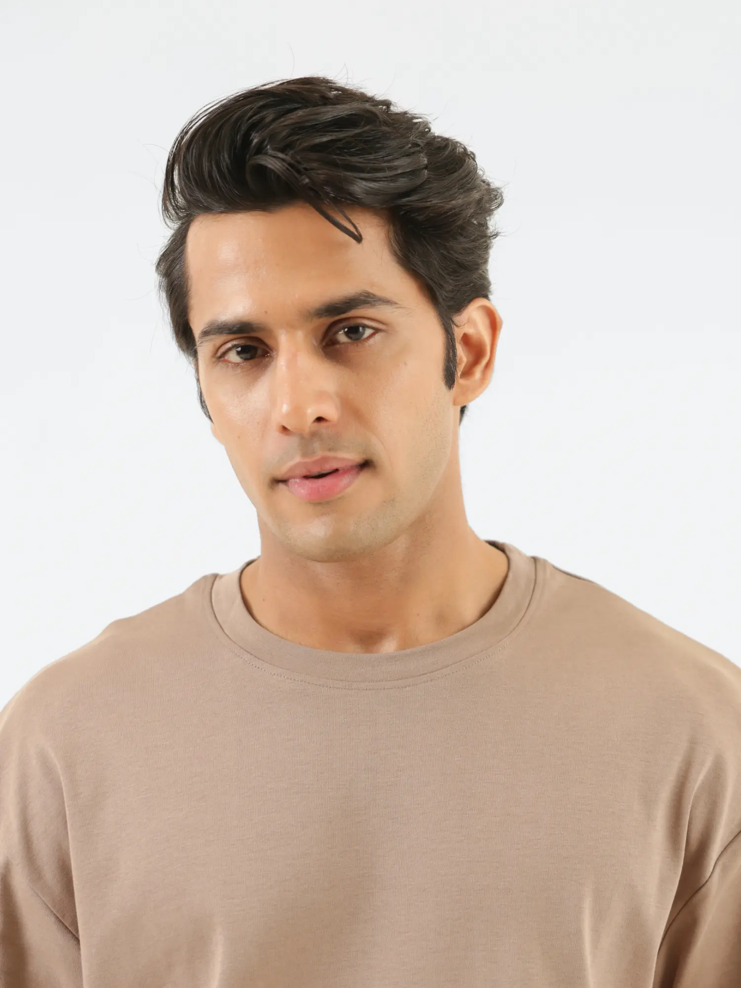 Unisex Mesa Taupe Oversized T-shirt - Image 6