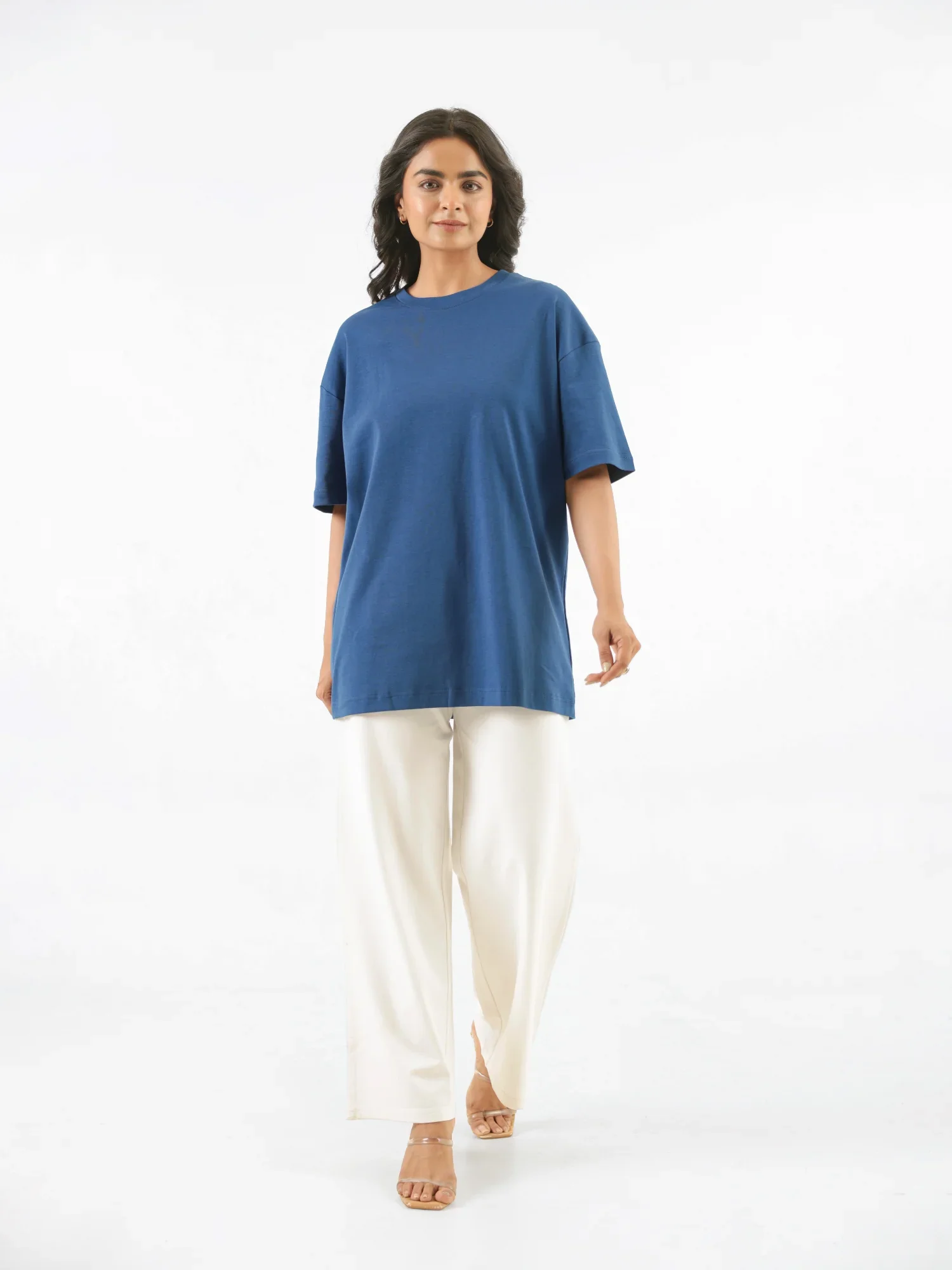 Unisex Midnight Blue Oversized T-shirt - Image 12