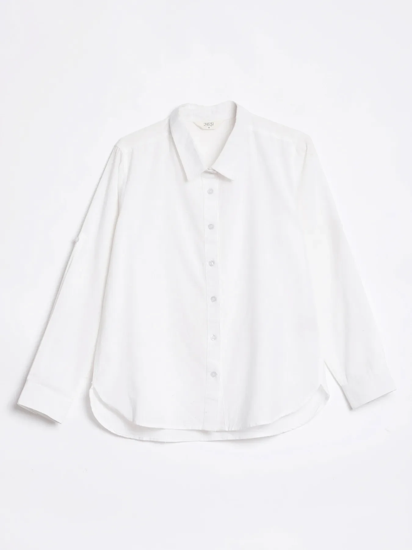 Women White Airy-Linen Shirt - Image 16