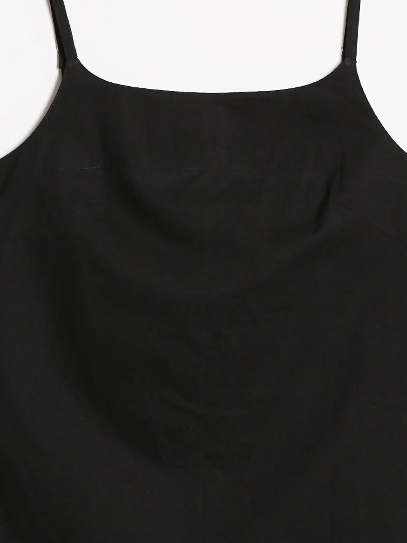 Women Black Cotton Camisole Top - Image 13