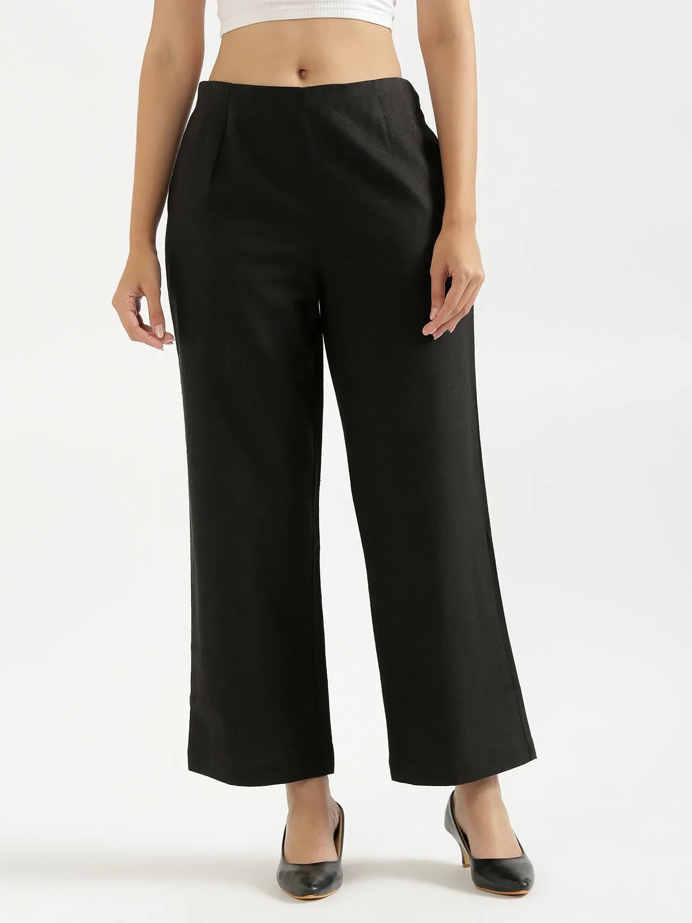 Women Black Waist Coat Co-ord Set - Image 7