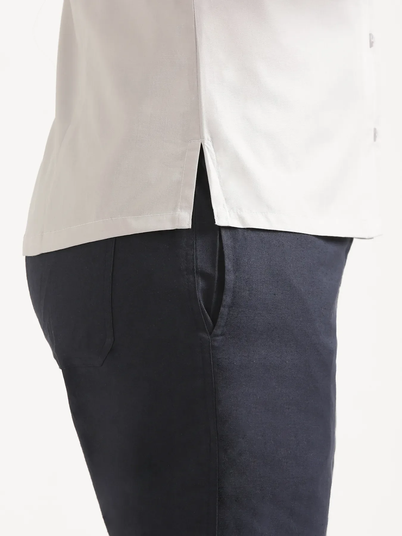 Women Light Grey Better Cotton Sleeveless Shirt - Image 9