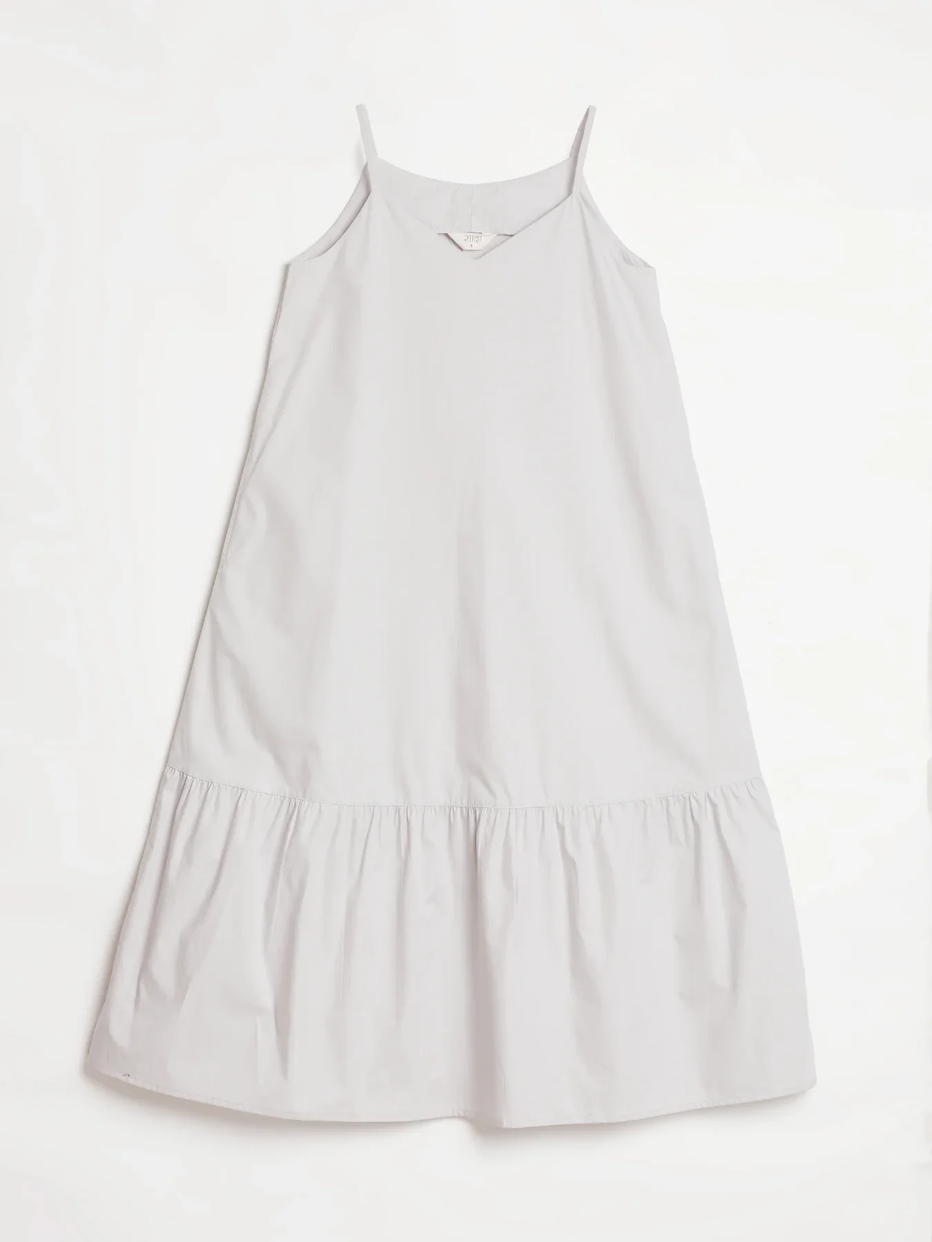Women Grey Better Cotton Tier Dress - Image 13