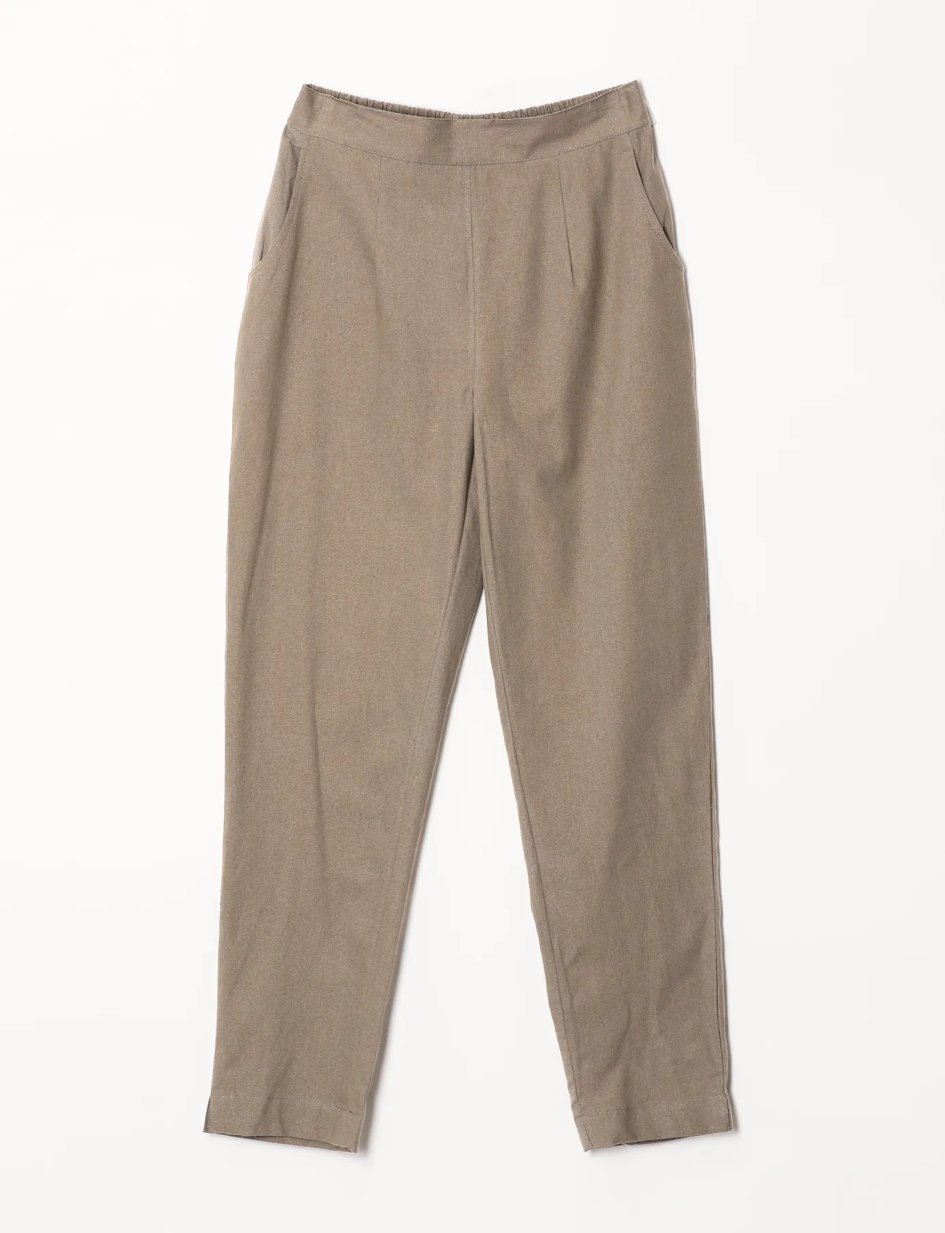 Women Khakhi Cotton Pant - Image 10